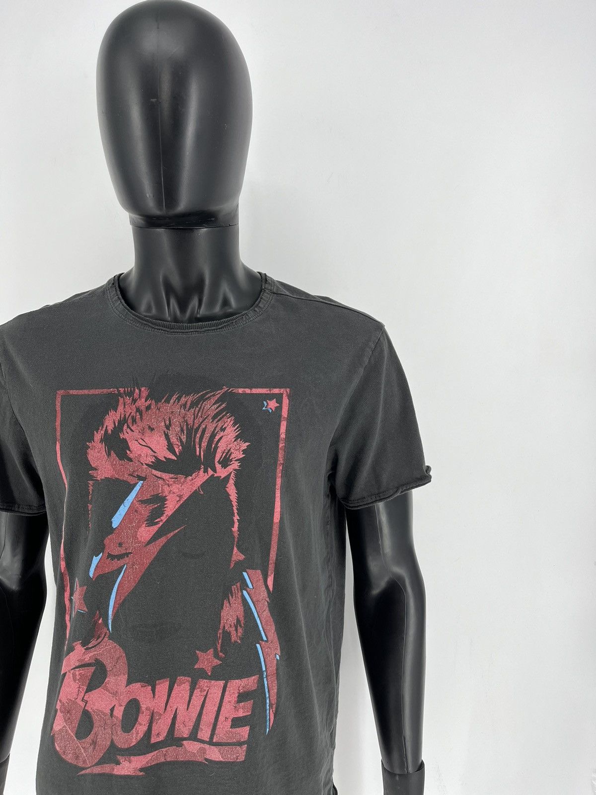 Band Tees David Bowie Punk Music Fashion Tees Streetwear Y2K Bands Size US L / EU 52-54 / 3 - 7 Thumbnail