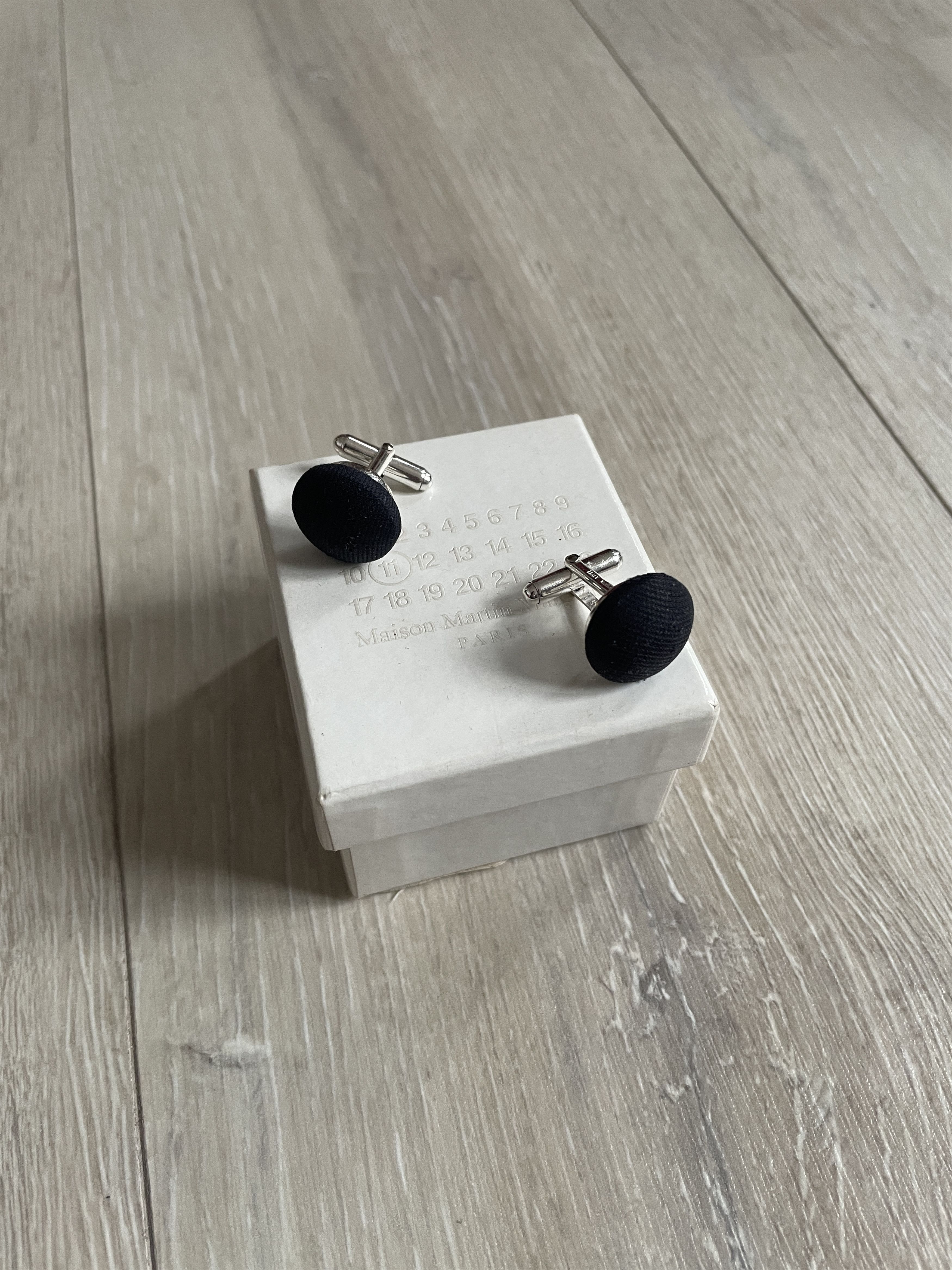 Maison Margiela Martin Margiela AW08 silver cuff links Size ONE SIZE - 2 Thumbnail