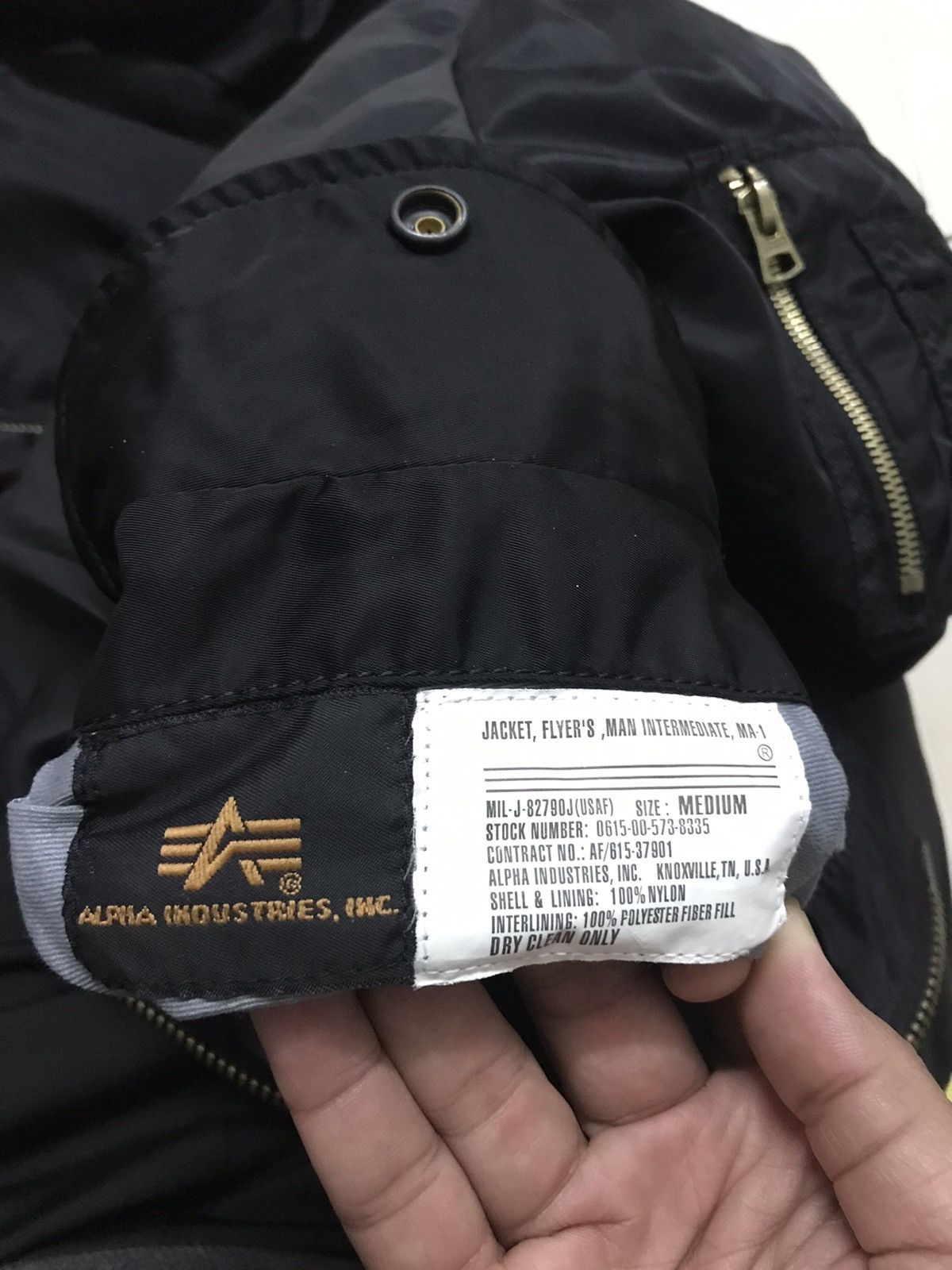 Alpha Industries MA-1 JACKET FLYER’S MAN INTERMEDIATE Size US M / EU 48-50 / 2 - 14 Thumbnail