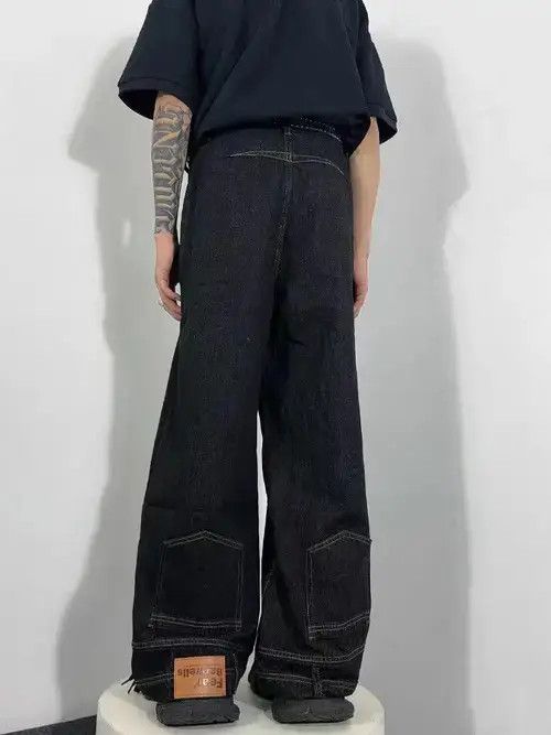 Jean Street hip-hop bootcut jeans with inverted pockets Size US 32 / EU 48 - 2 Thumbnail