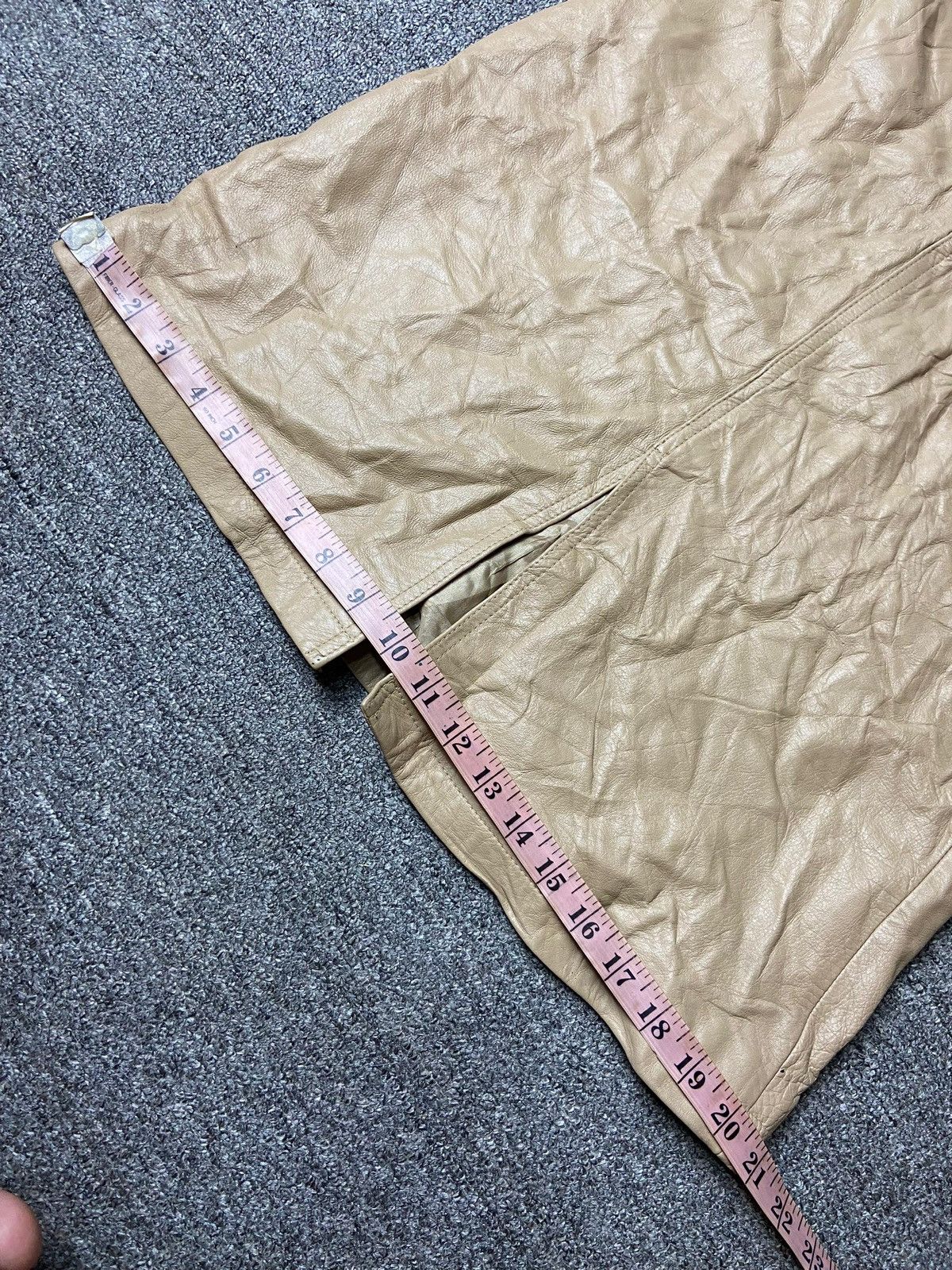 Japanese Brand A/T Brand Leather Maxi Skirt (151) Size 24" / US 00 / IT 34 - 7 Thumbnail