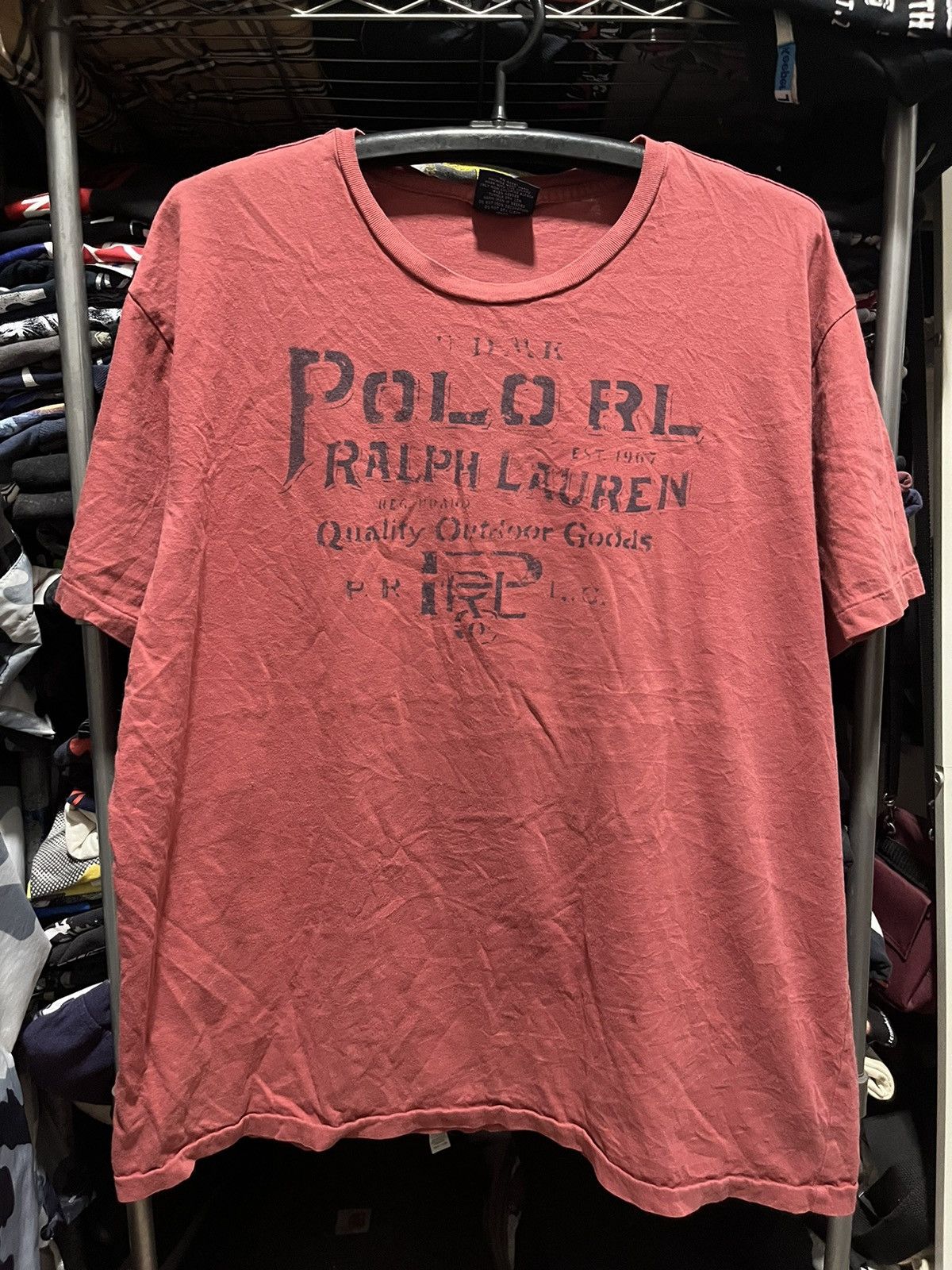 Polo Ralph Lauren Polo Ralph Lauren PRL Quality Outdoor Goods Tee 90s Size US L / EU 52-54 / 3 - 1 Thumbnail