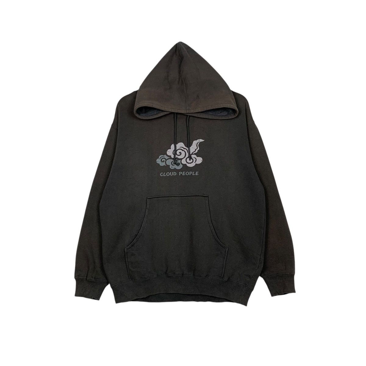 Japanese Brand JAPANESE STYLE Cloud People Big Logo Hoodies #1915-C83 Size US L / EU 52-54 / 3 - 1 Thumbnail