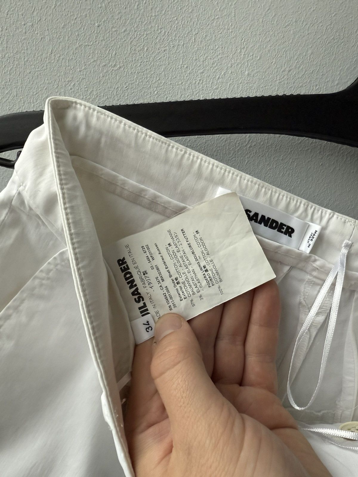 Jil Sander Jil Sander White Pants Size 26" / US 2 / IT 38 - 8 Thumbnail