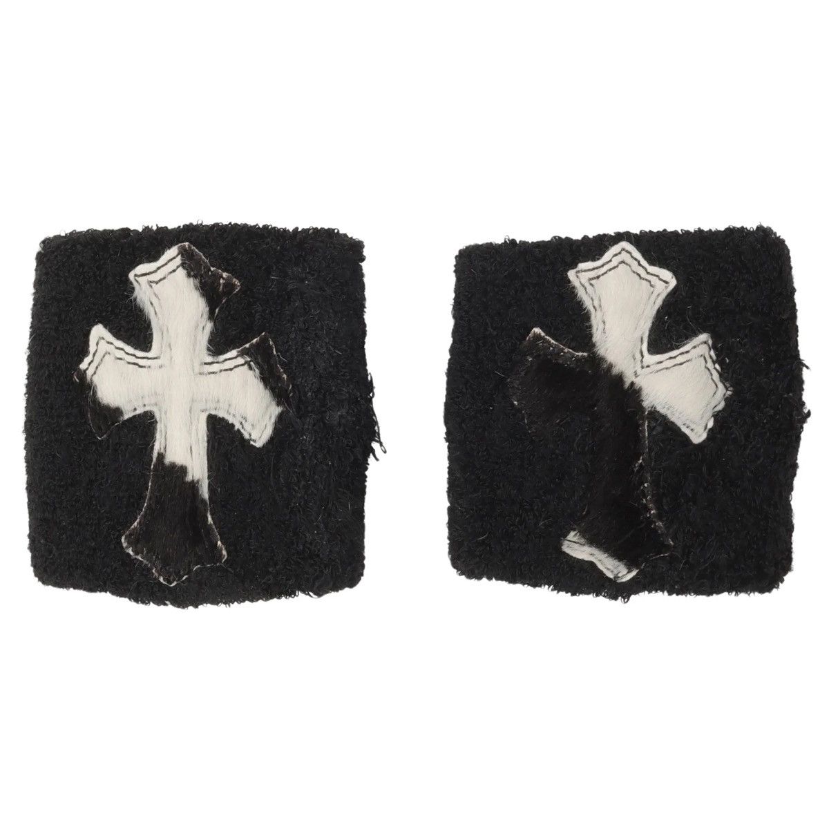 Chrome Hearts Zebra Stripe Pony Hair Sweatbands set of 2 Chrome Hearts Size ONE SIZE - 1 Thumbnail