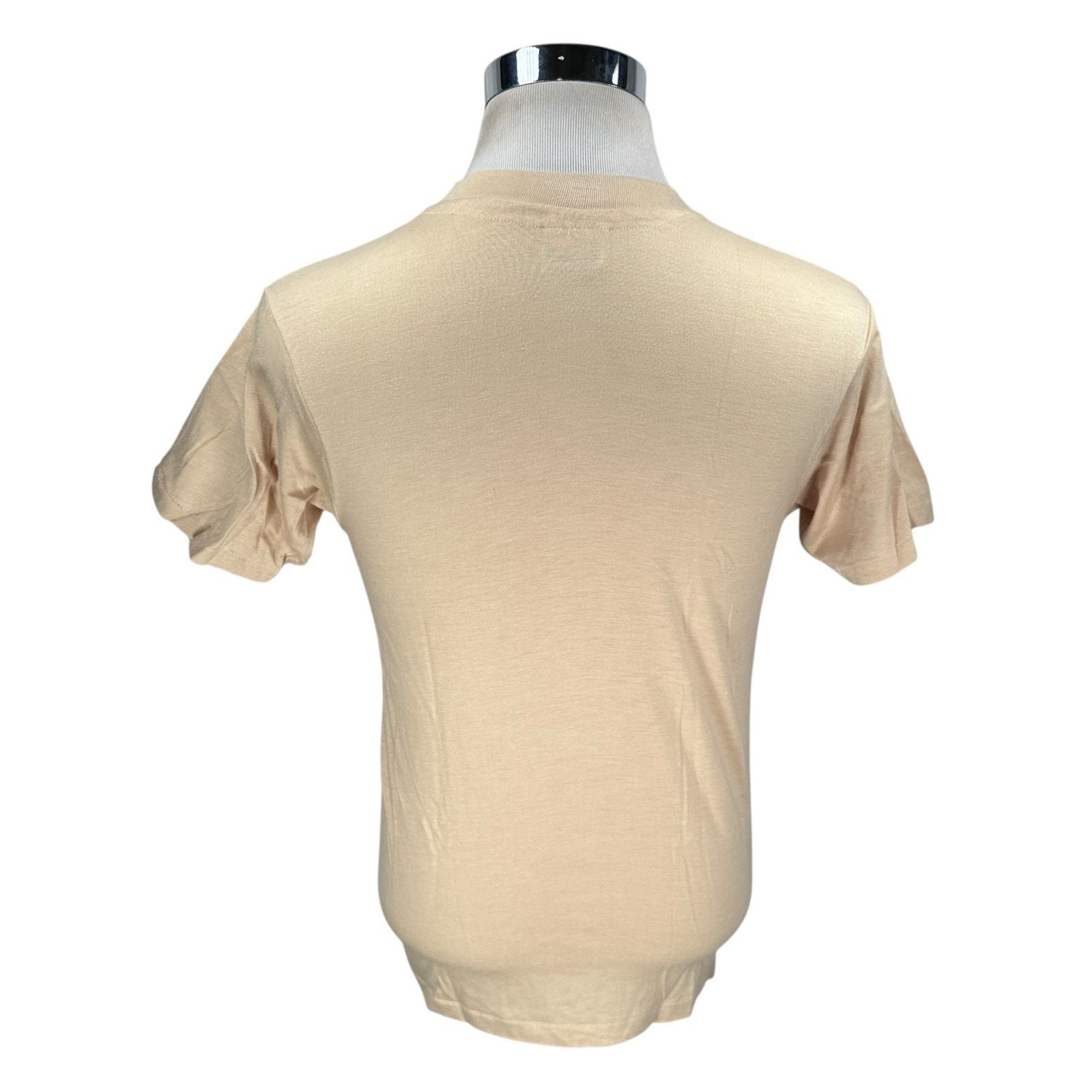 Hanes VTG Golf Lovers T-Shirt Men’s Medium Beige USA 80s Funny Tee Size US M / EU 48-50 / 2 - 5 Thumbnail