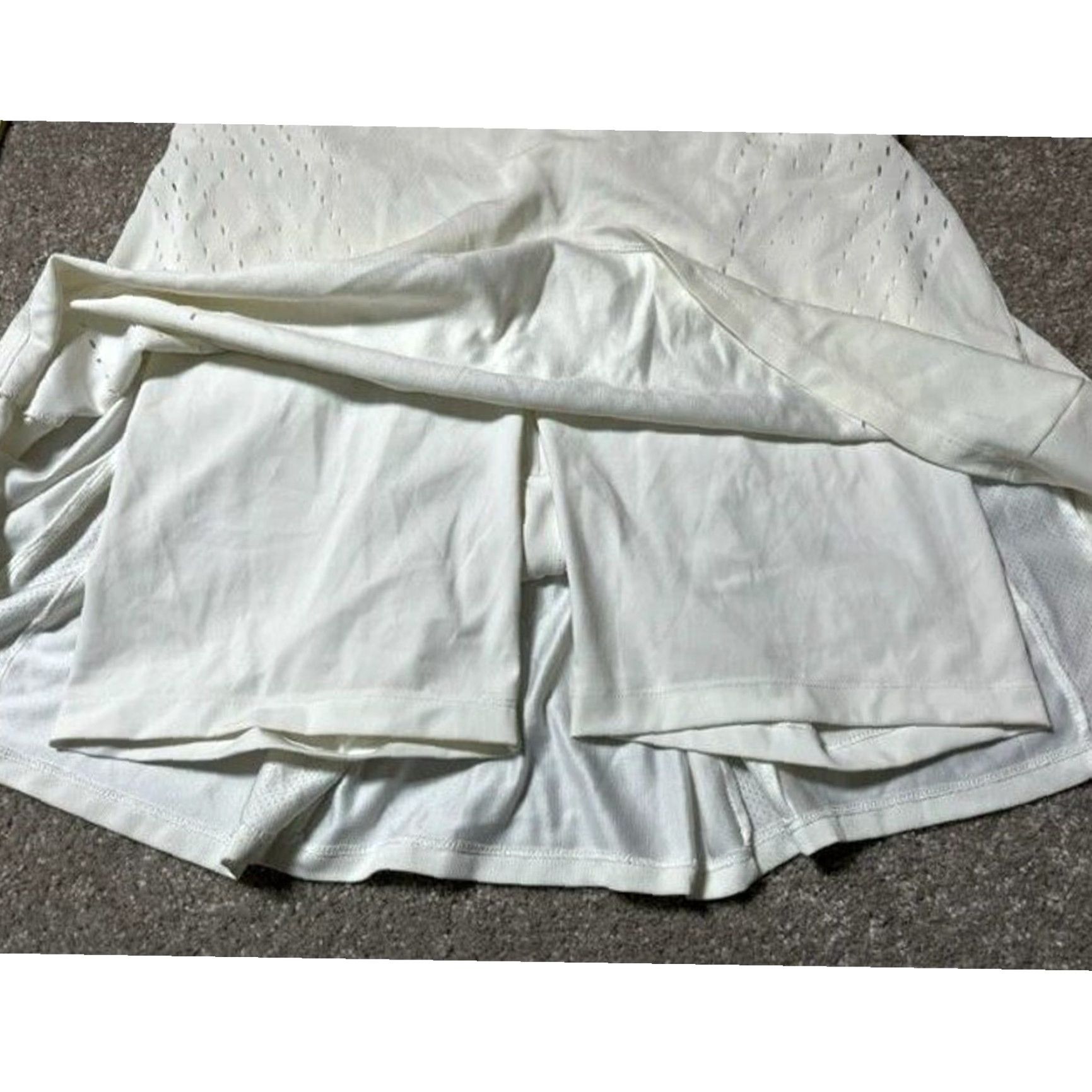 Nike Nike Skort L Dri-Fit Tennis Golf Skirt Athletic Pockets Short White Womens Sports Performance Size 24" / US 00 / IT 34 - 3 Thumbnail