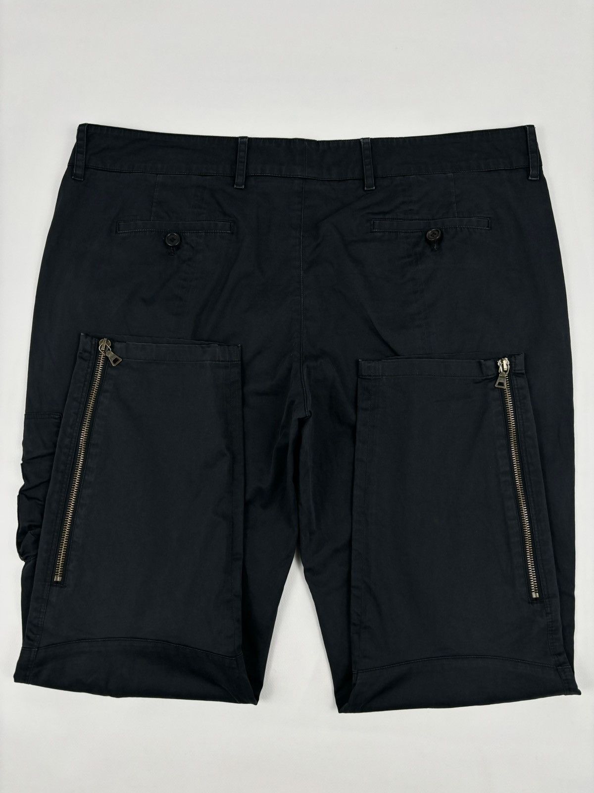 Prada Men's 00’s Linea Rossa Biker Cargo Zip Multipocket Pants Trousers Size US 36 / EU 52 - 13 Thumbnail