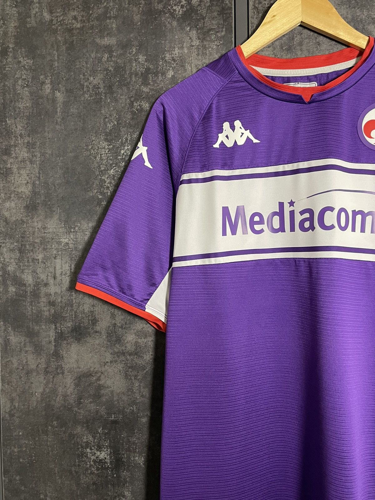 Kappa × Vintage 2021 Kappa Fiorentina Home Soccer Jersey Football Team Hype Size US L / EU 52-54 / 3 - 4 Thumbnail