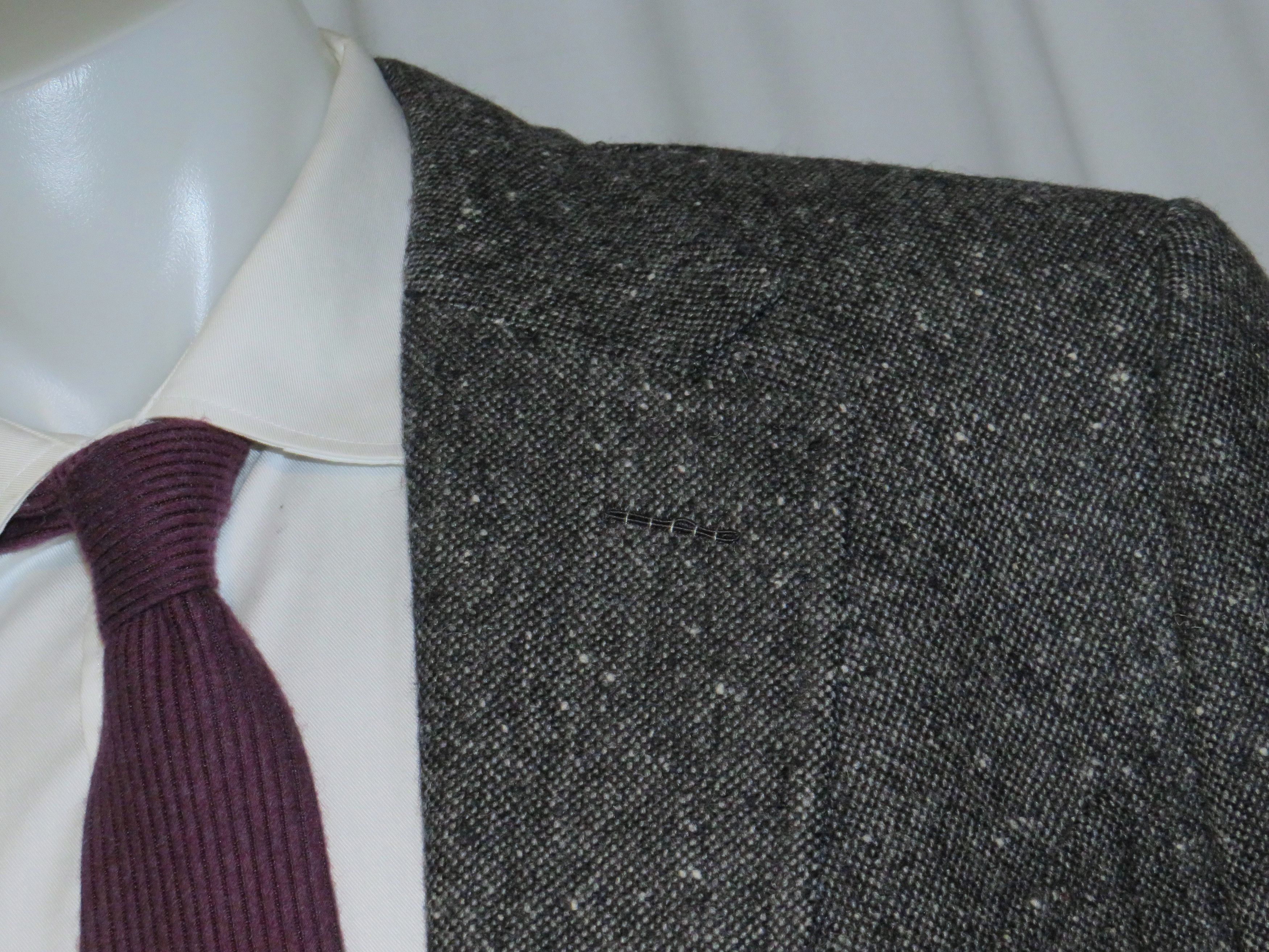 Tom Ford Current Gray Donegal Tweed Two Button Suit 44R Size 44R - 6 Thumbnail