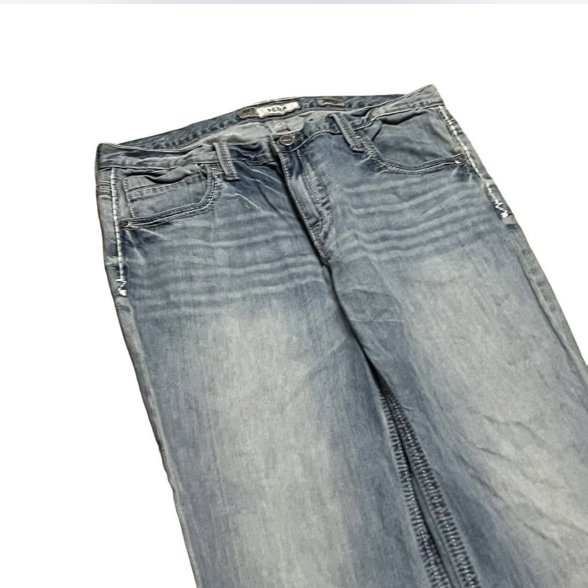 BKE Baggy Embroidered Y2K BKE Denim Jeans Size US 38 / EU 54 - 3 Thumbnail