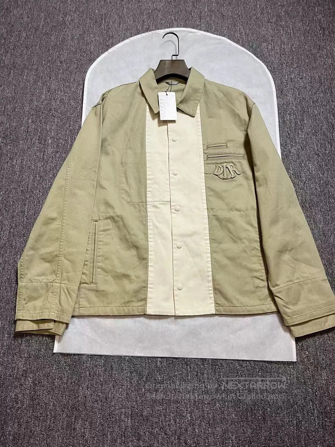 Dior Dior Beige Color Block Denim Shirt Jacket. Size US M / EU 48-50 / 2 - 1 Thumbnail