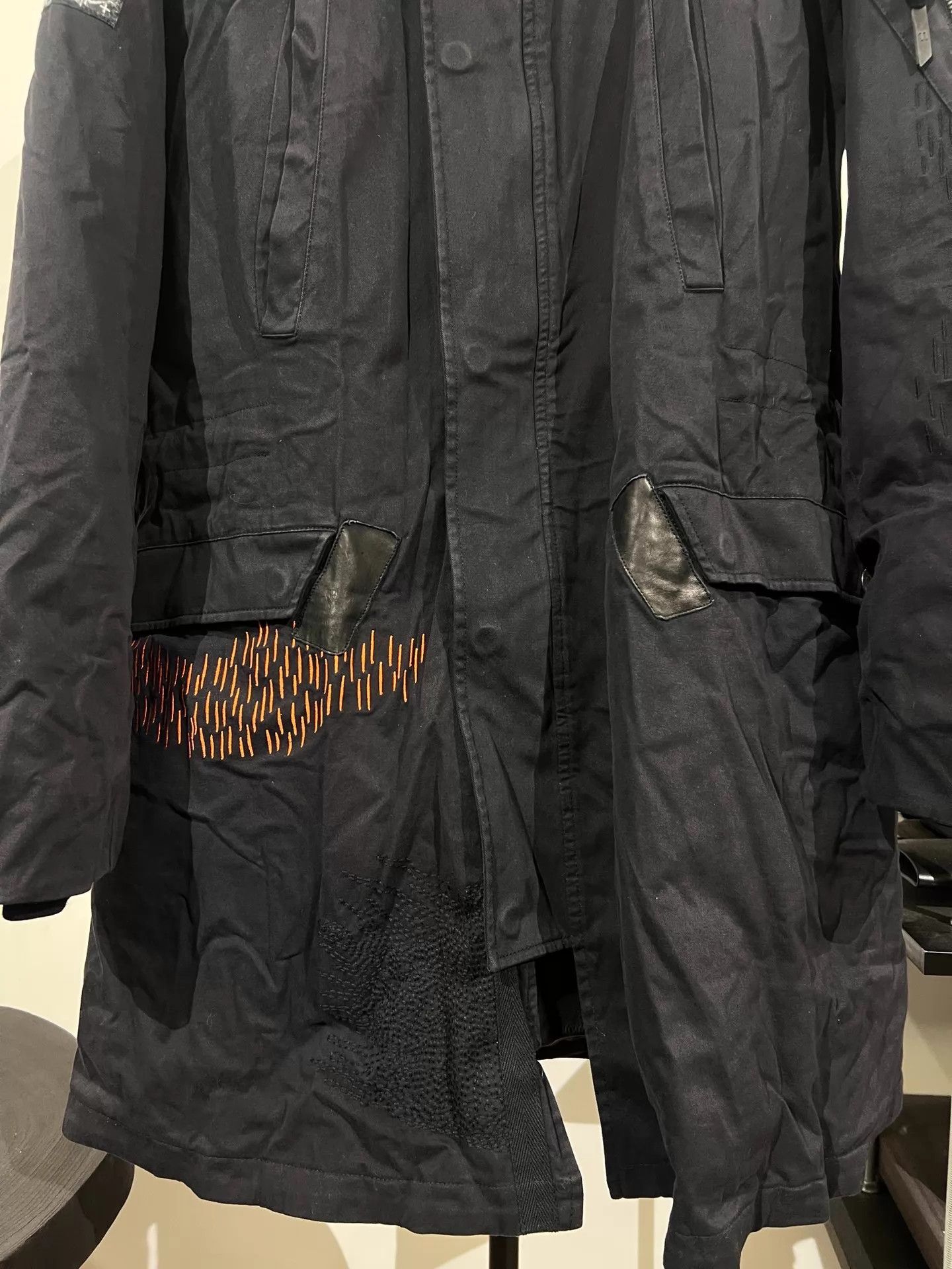 Boris Bidjan Saberi BBS 11by bbs J4 Mid Embroidered Padded Hooded Coat M NWT Size US M / EU 48-50 / 2 - 4 Thumbnail