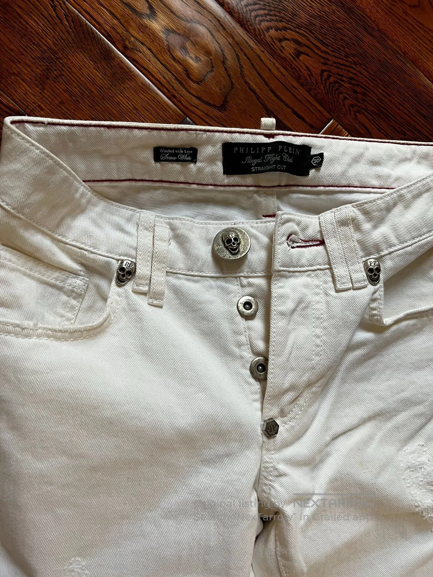 Philipp Plein Philipp Plein Men's Skull Denim Shorts. Size US 30 / EU 46 - 5 Thumbnail