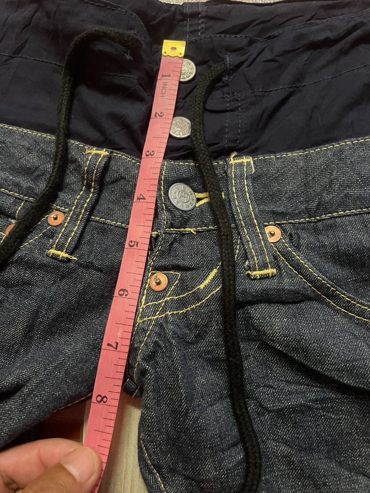 Other Yen Jeans Double Waist Every Garment Guarantee made in japan Size 30" / US 8 / IT 44 - 14 Thumbnail
