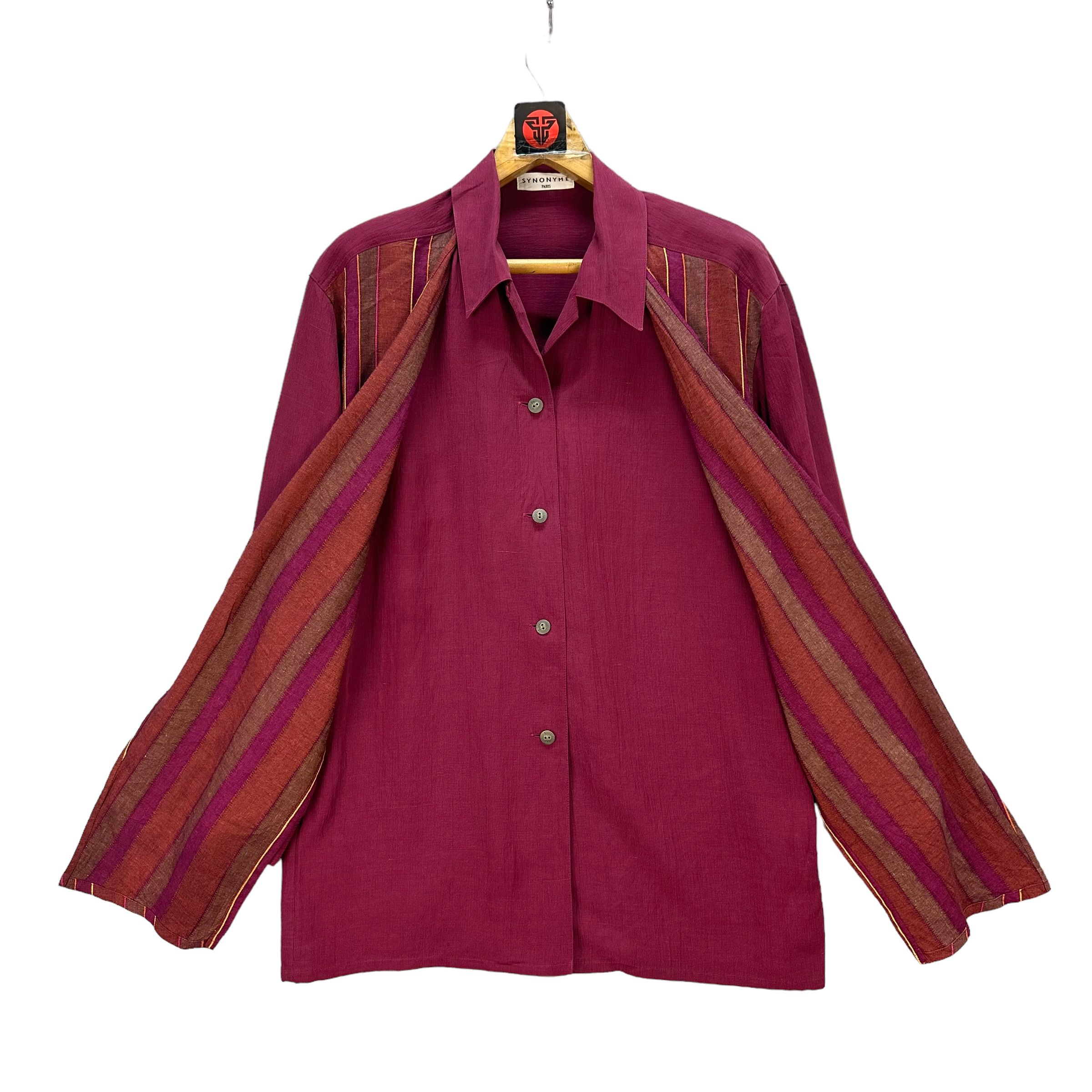 Japanese Brand SYNONYME PARIS STYLISH BUTTON UPS SHIRT #7697-165 Size M / US 6-8 / IT 42-44 - 1 Thumbnail