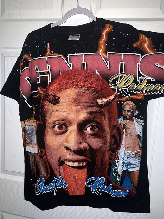 Vintage Dennis Rodman AOP Vintage Tee | Grailed