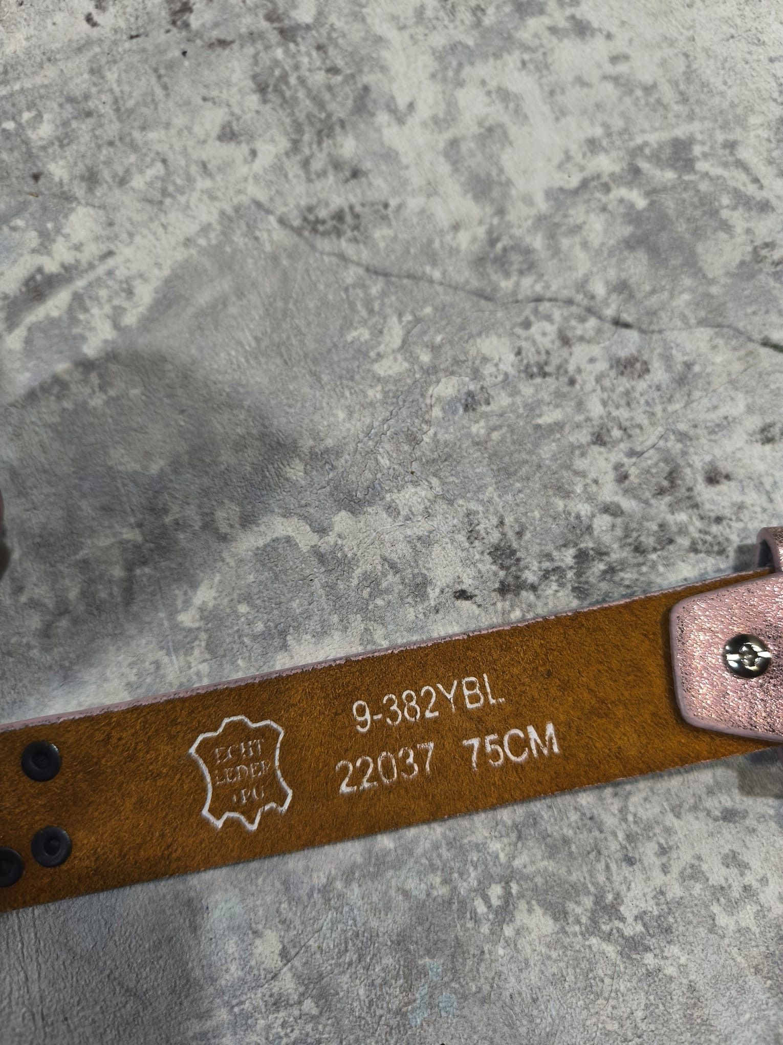 Leather leather studded belt Size ONE SIZE - 3 Thumbnail