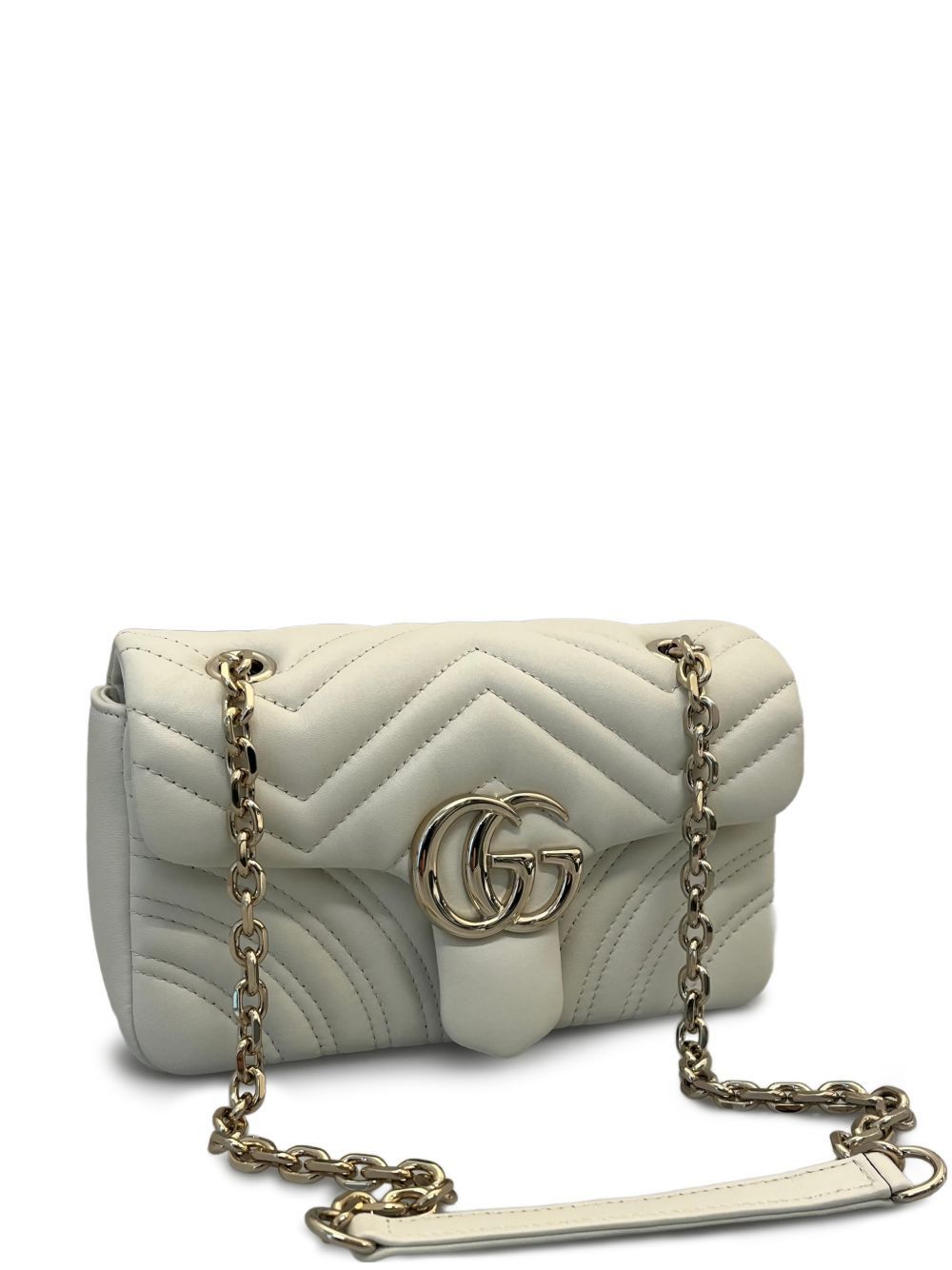 GG MARMONT LEATHER SHOULDER BAG