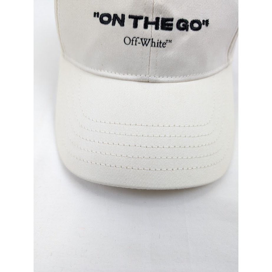 Off-White o1rshd1 Q: 3 / Size : L / Garm Dyed Baseball in Ivory Black Size ONE SIZE - 3 Thumbnail
