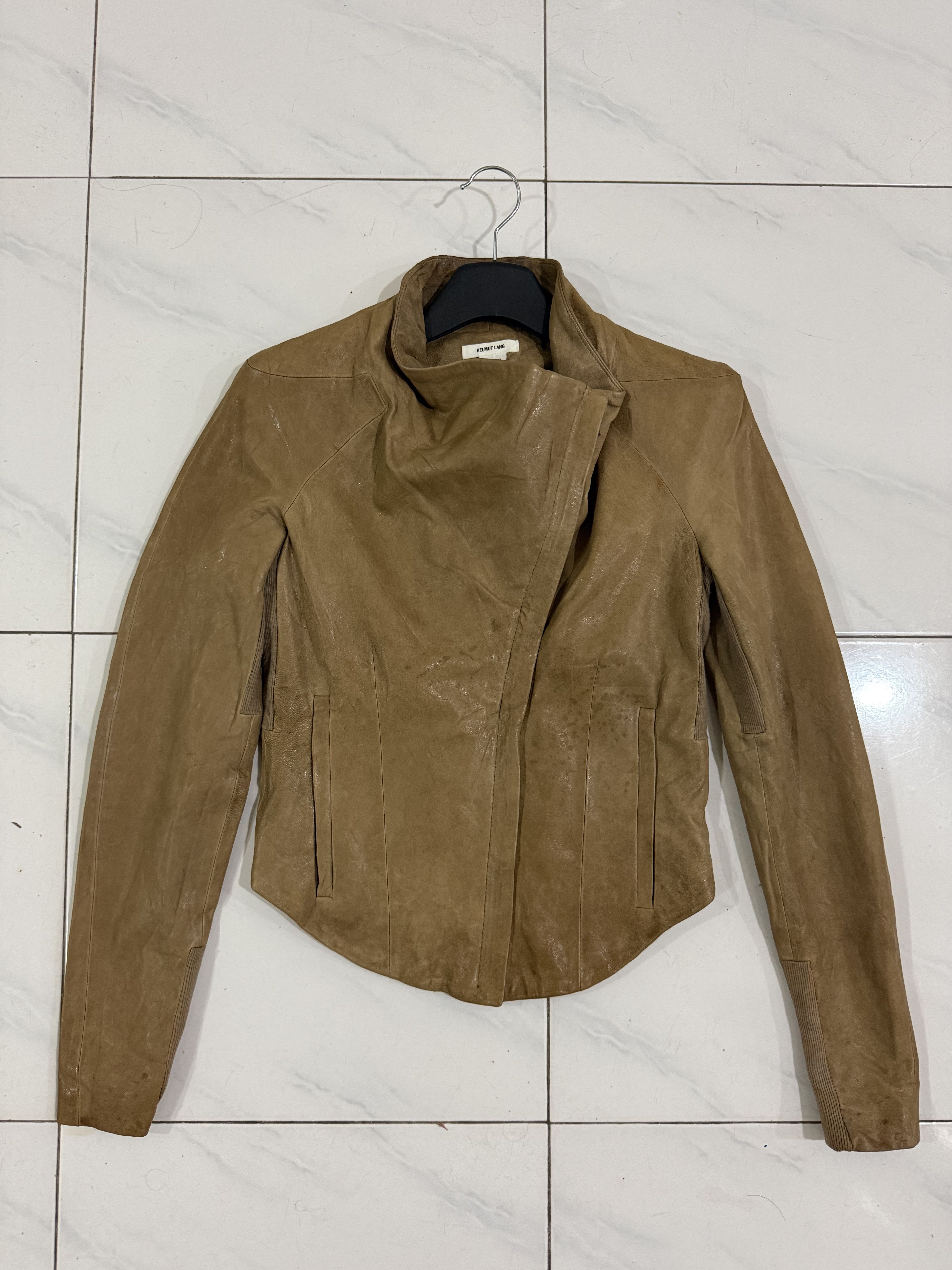 Helmut Lang Helmut Lang Leather Jacket Size XS / US 0-2 / IT 36-38 - 3 Thumbnail