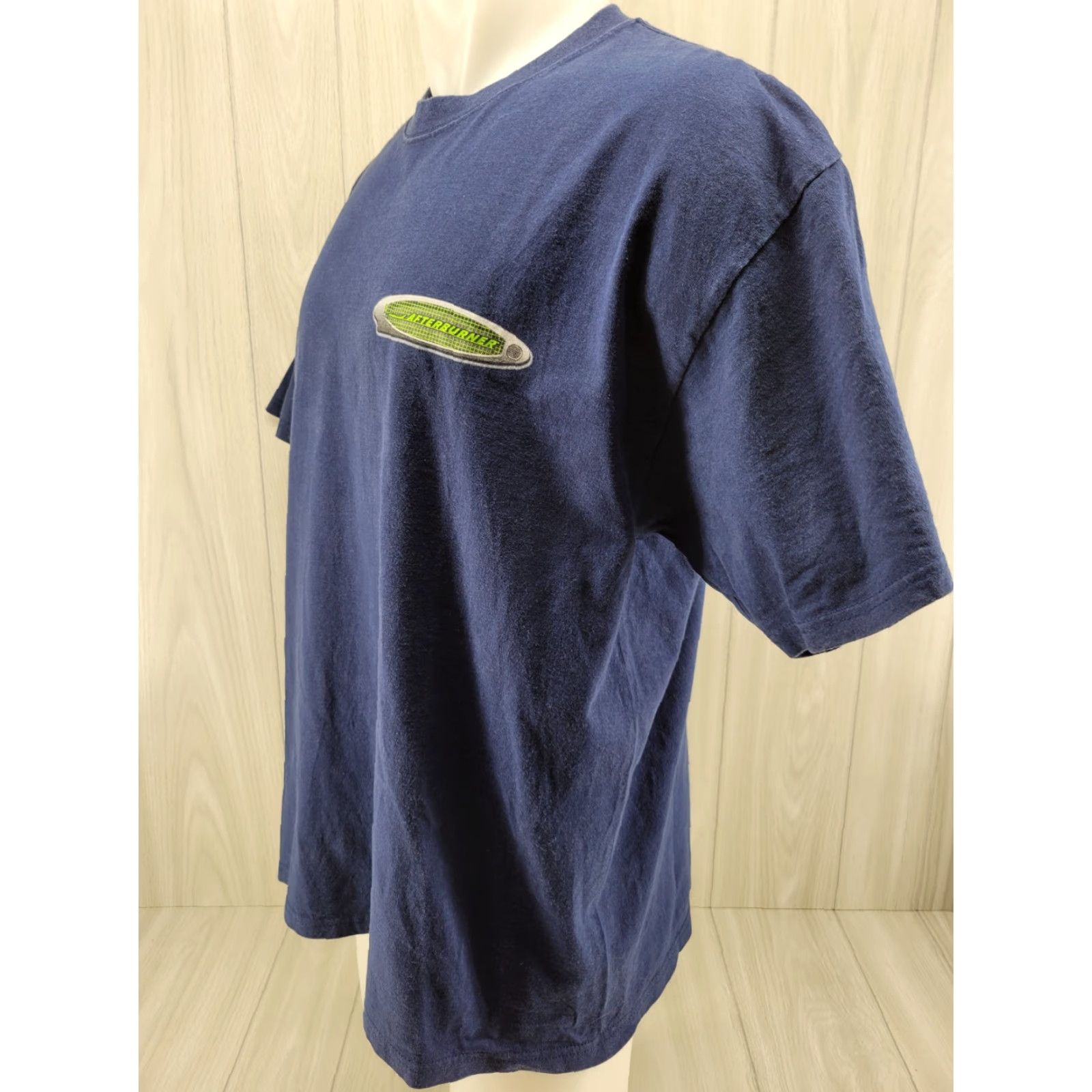 Port & Company Port & Company Afterburnner Flawless Execution Shirt Blue Jet Fighter Men's XL T-Shirt Short Sleeve Cotton Regular Size US XL / EU 56 / 4 - 3 Thumbnail