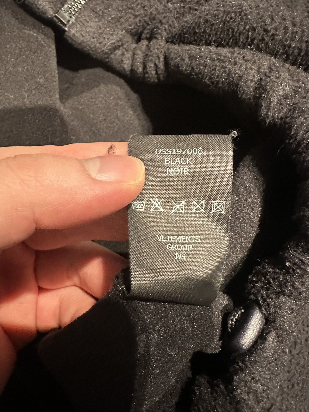 Vetements Vetements ss19 Gimp Mask fleece bullet zip hoodie Size US M / EU 48-50 / 2 - 8 Thumbnail