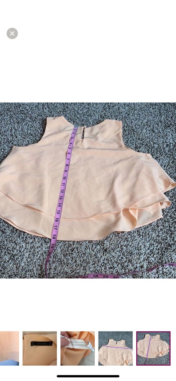 Zara Zara basic small layered crop top Size S / US 4 / IT 40 - 6 Thumbnail