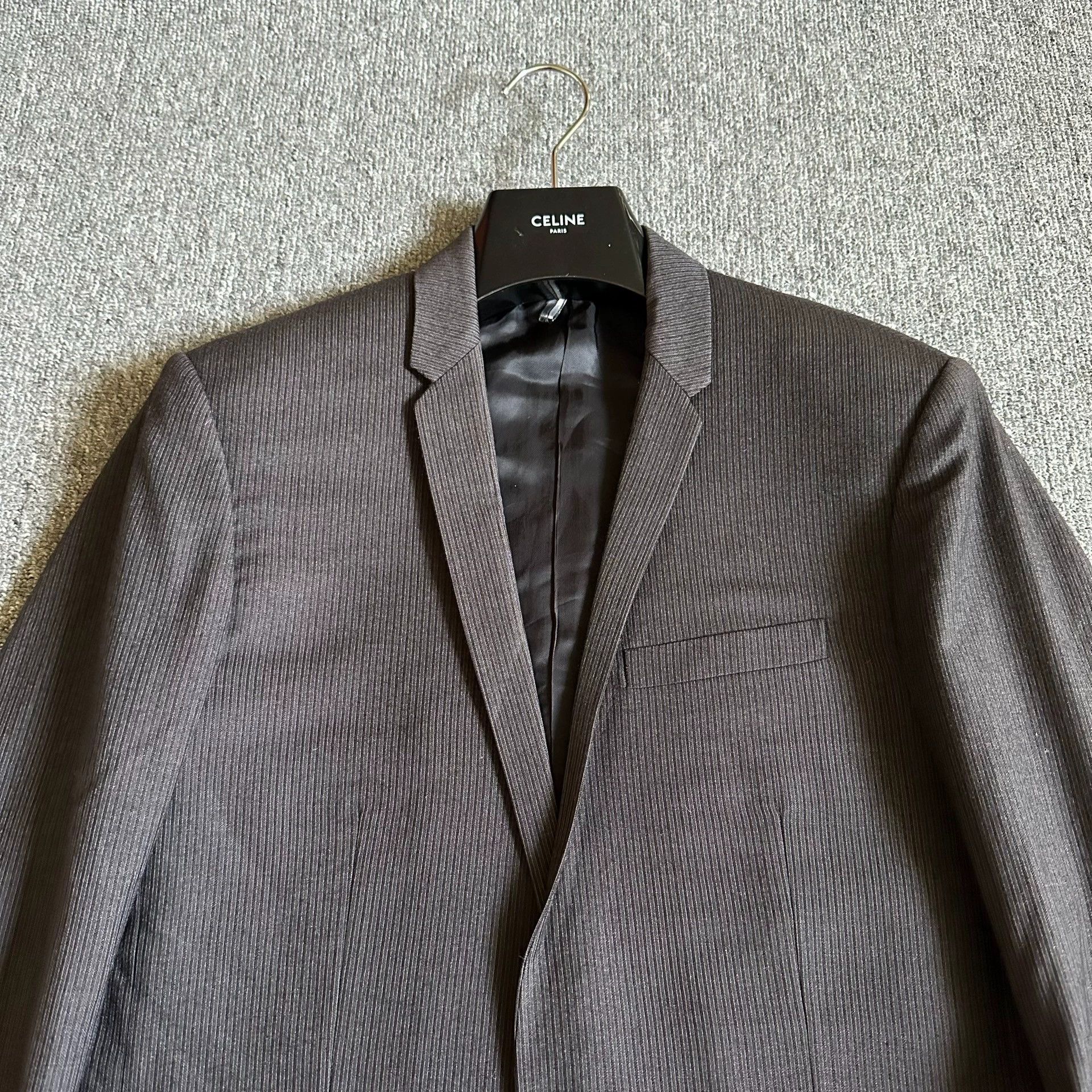 Dior dior brown wool suit set for men Size US M / EU 48-50 / 2 - 2 Thumbnail