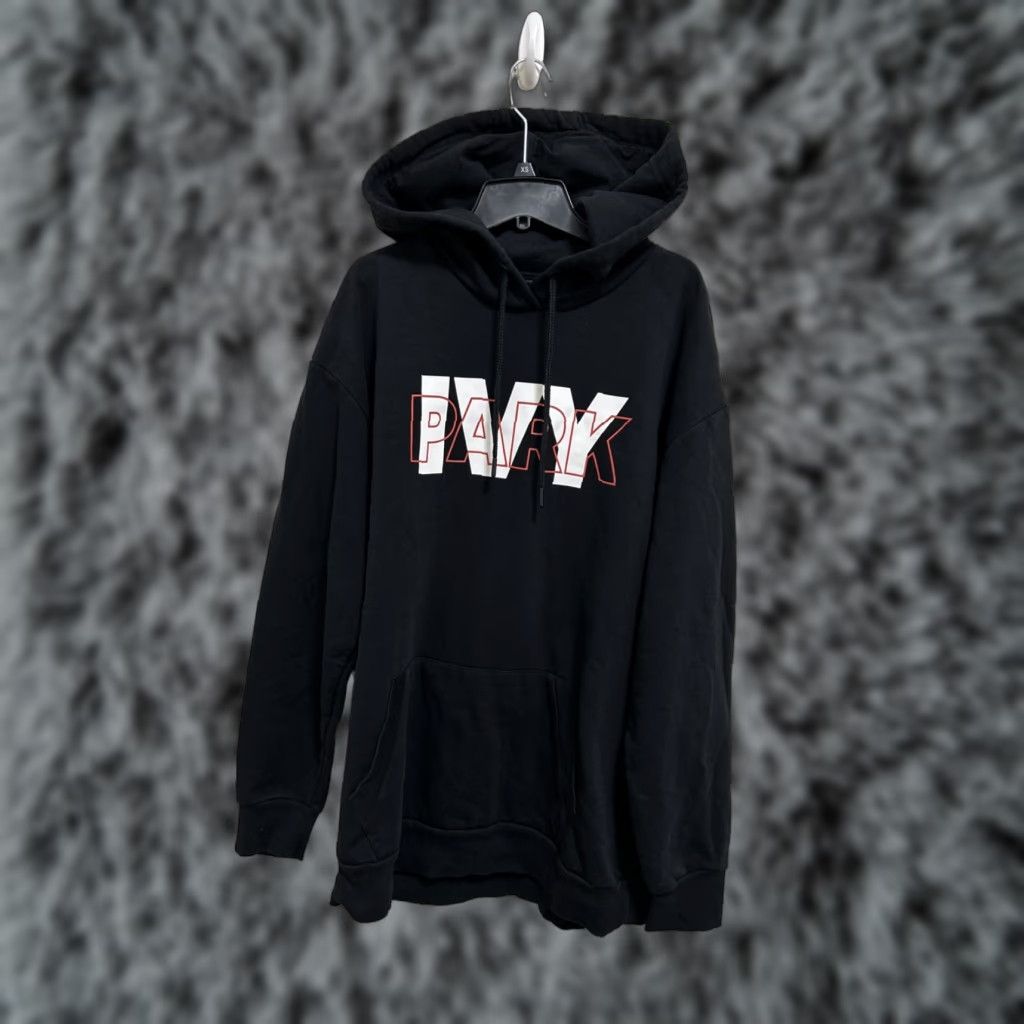 Ivy Park IVY PARK Hoodie Womens Large Black Logo Hooded Pullover Size L / US 10 / IT 46 - 1 Thumbnail