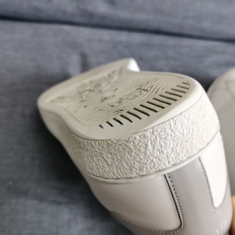 Gucci Gucci Ace Low-Top Sneakers in White and Gray - Size US 10.5 / EU 43-44 - 5 Thumbnail