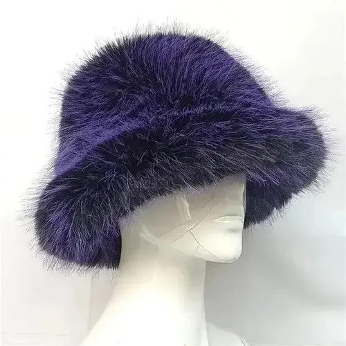 Japanese Brand Faux Fur bucket hat Size ONE SIZE - 1 Preview