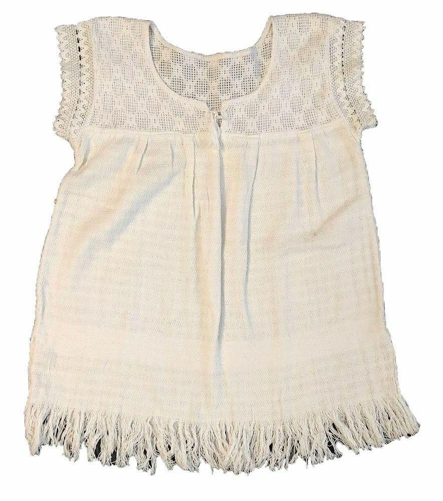 Designer Pre Owned White Hand Made Loomed Blouse L Size L / US 10 / IT 46 - 2 Thumbnail