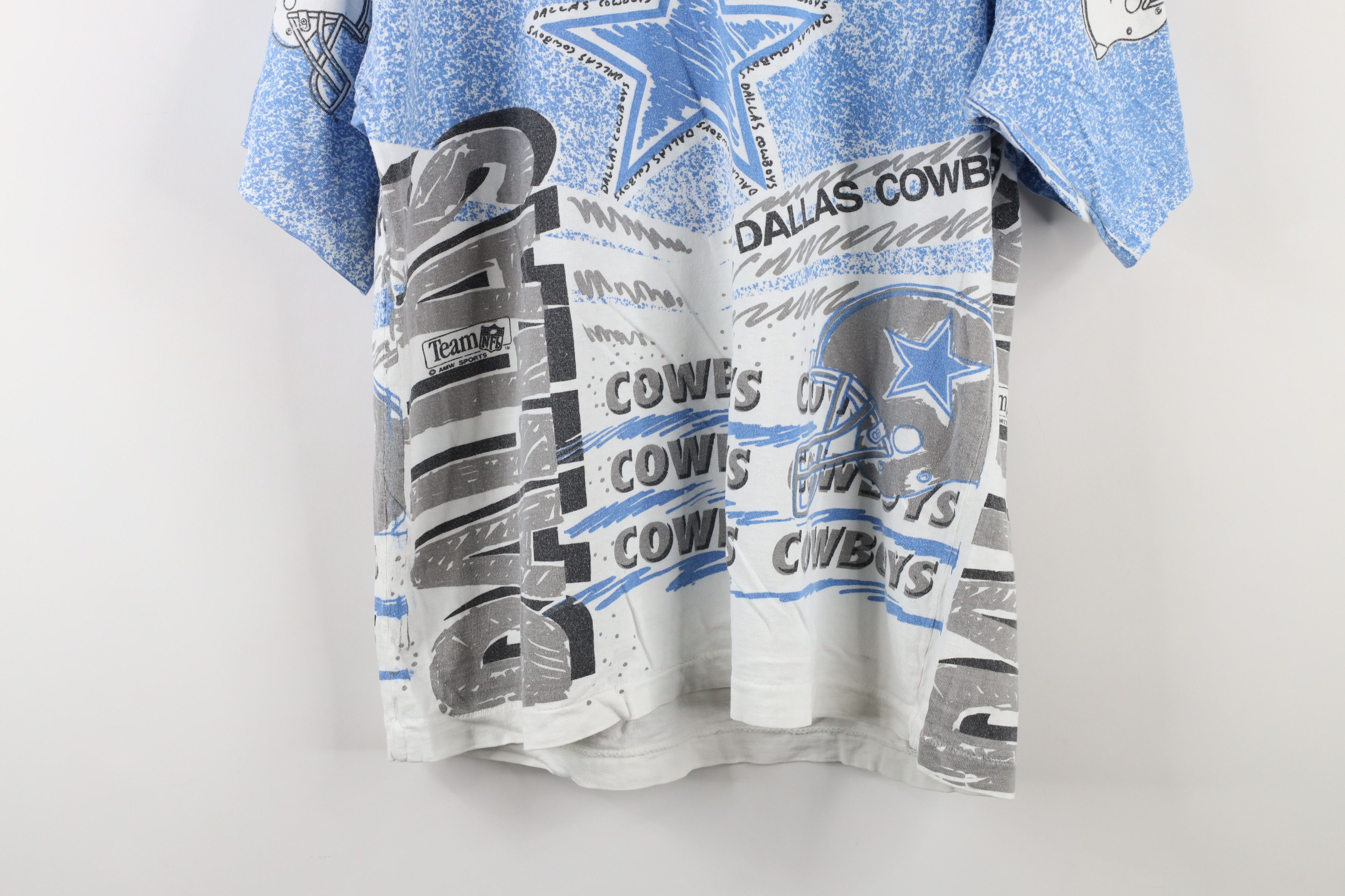 Vintage Vintage 90s Over Print Dallas Cowboys Football T-Shirt USA Size US S / EU 44-46 / 1 - 14 Thumbnail