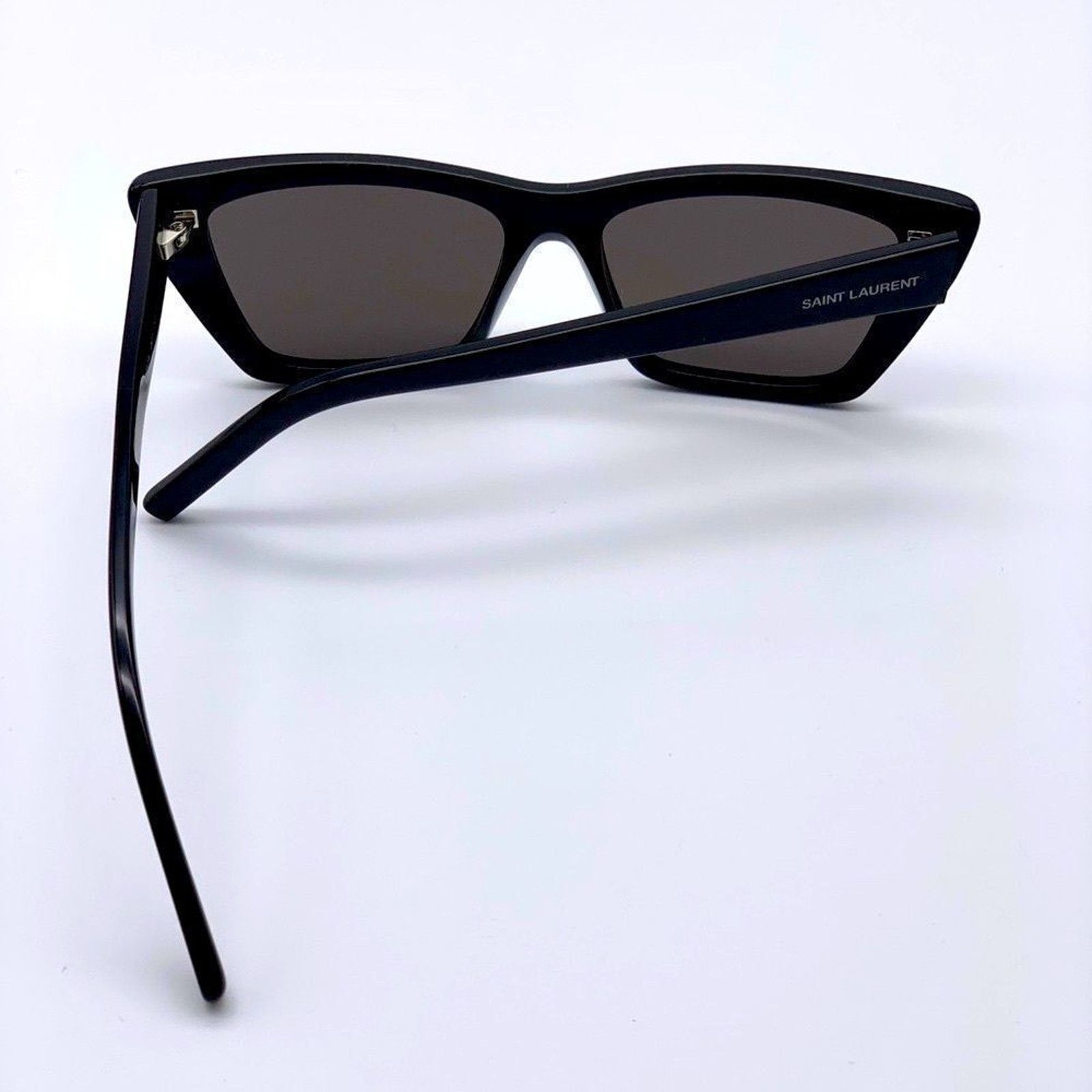 Saint Laurent Paris BRAND NWT Saint Laurent SL 276 Mica Black/Grey Sunglasses Size ONE SIZE - 8 Thumbnail
