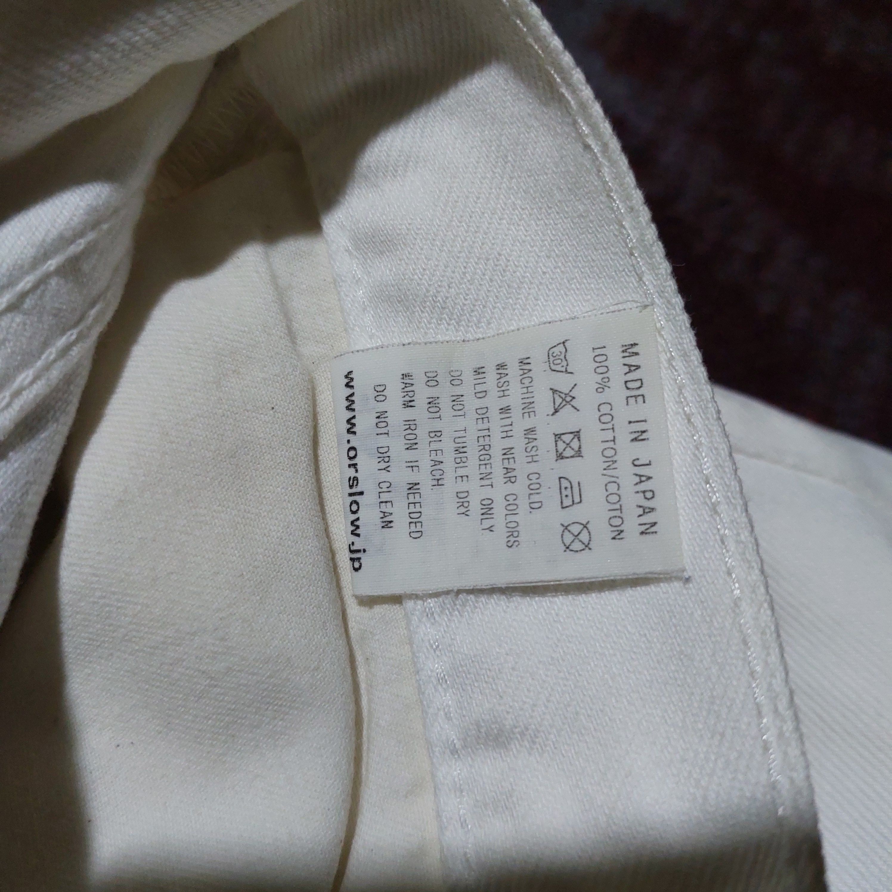 Orslow Orslow Japan white slim fit jeans Size US 30 / EU 46 - 10 Thumbnail