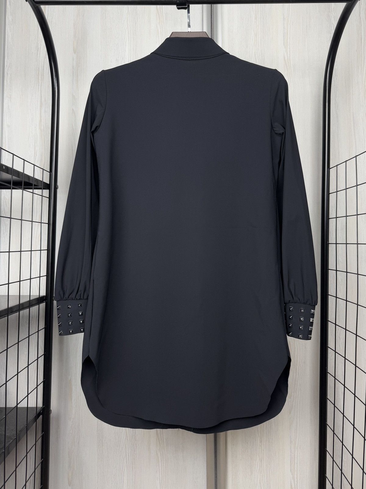 Chiara Boni Chiara Boni La Petite Robe Black LongSleeve Above Knee Dress Size M / US 6-8 / IT 42-44 - 7 Thumbnail
