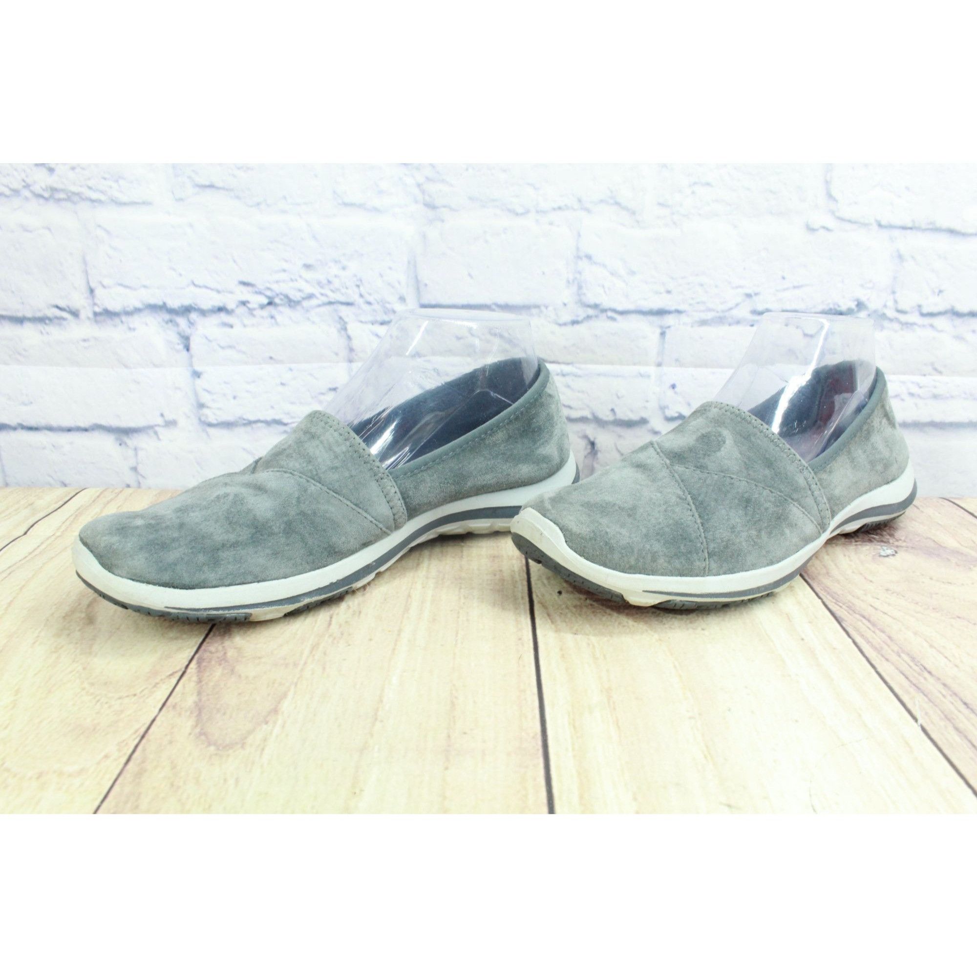 L.L. Bean LL Bean Women’s Gray Stretch Nubuck Back Cove Slip-Ons Size US 8 / IT 38 - 2 Thumbnail