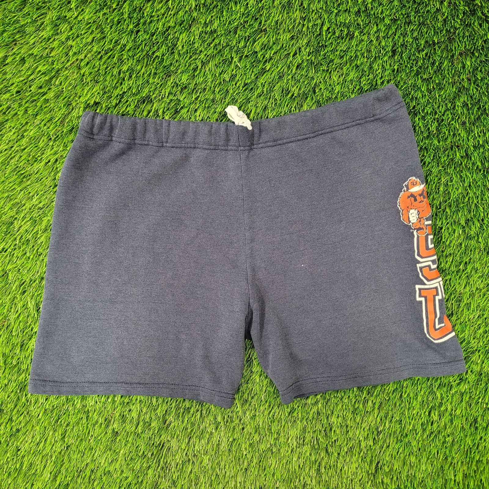 Vintage Vintage 80s Syracuse University Sweat Shorts Mens M/L USA Size US 36 / EU 52 - 1 Thumbnail
