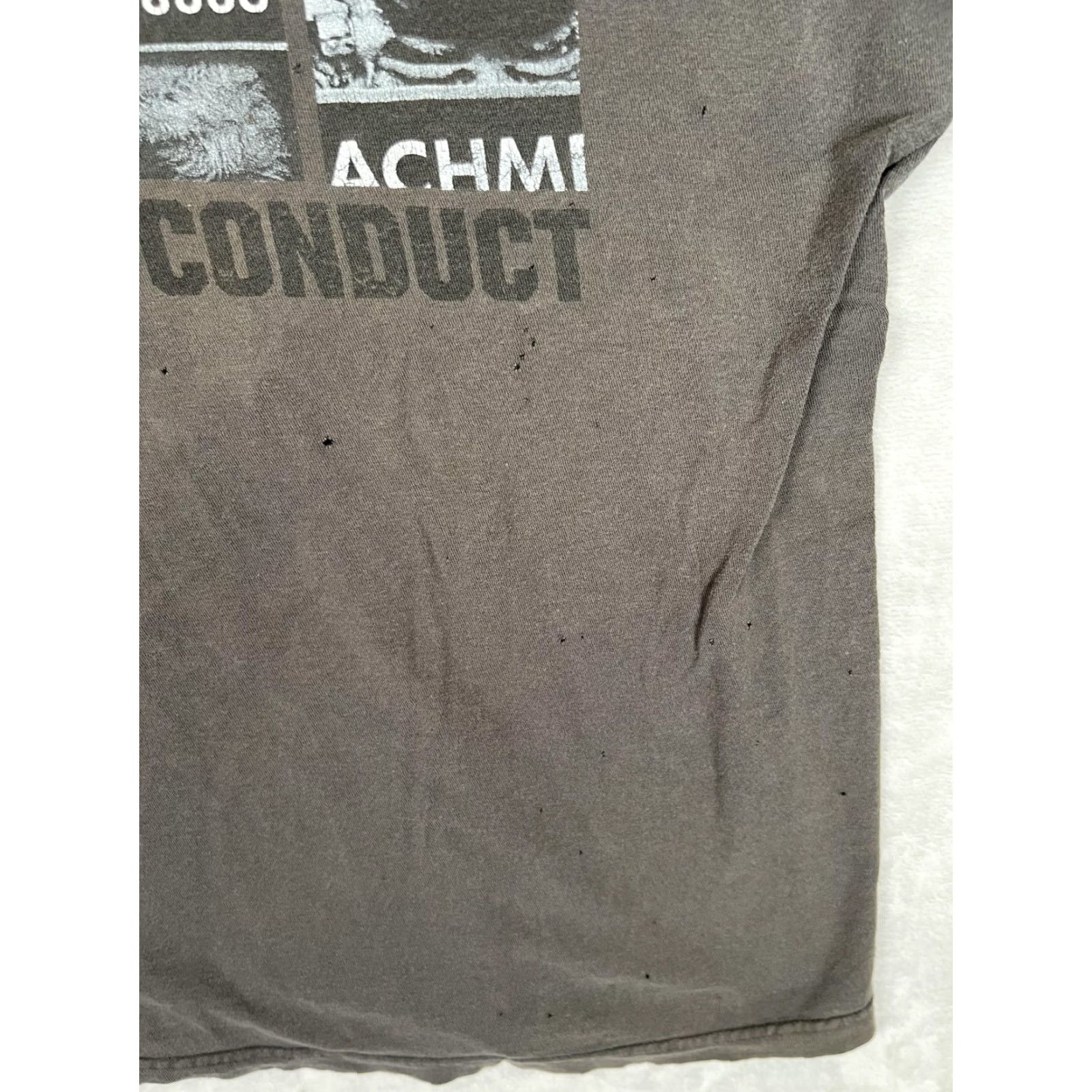Peanuts Jeff Dunham Disorderly Conduct Tour Graphic T-Shirt Mens XL Black Walter Peanut Achmed Crew Neck Short Sleeve Size US XL / EU 56 / 4 - 6 Thumbnail
