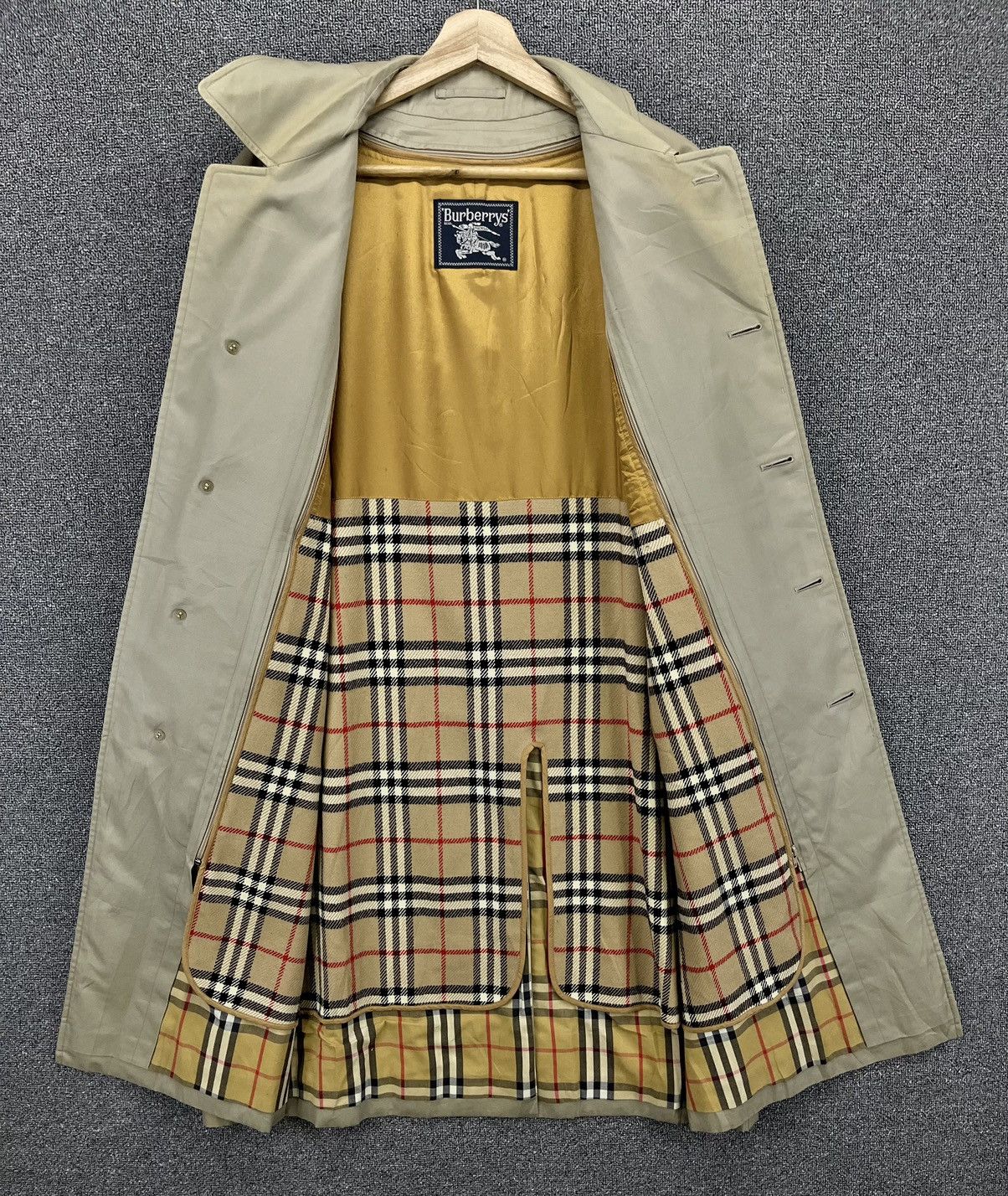 Burberry Vintage Burberry Nova Check Trench Coat Long Jacket Size US M / EU 48-50 / 2 - 7 Thumbnail