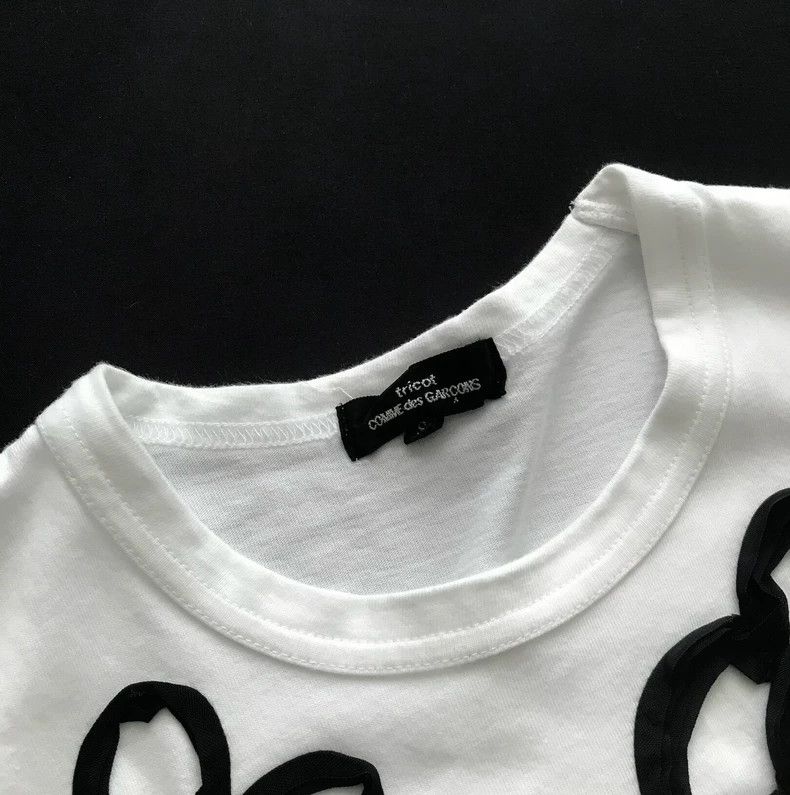 Comme des Garcons Comme Des Garcons Handmade floral cotton T-shirt 2502-Nex Size S / US 4 / IT 40 - 5 Thumbnail