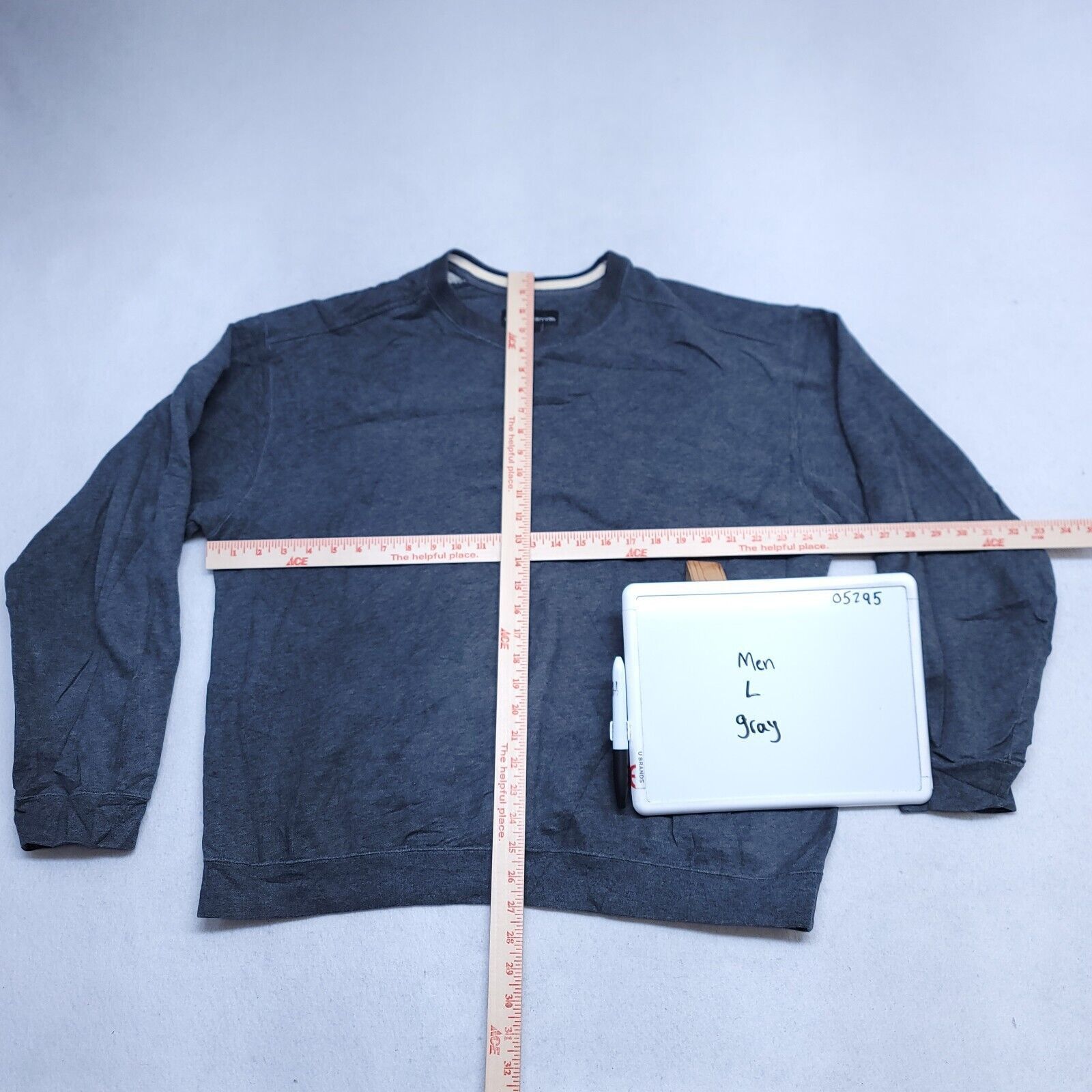 Croft & Barrow Croft & Barrow Casual Pullover Sweatshirt Mens Size L Gray Size US L / EU 52-54 / 3 - 6 Thumbnail