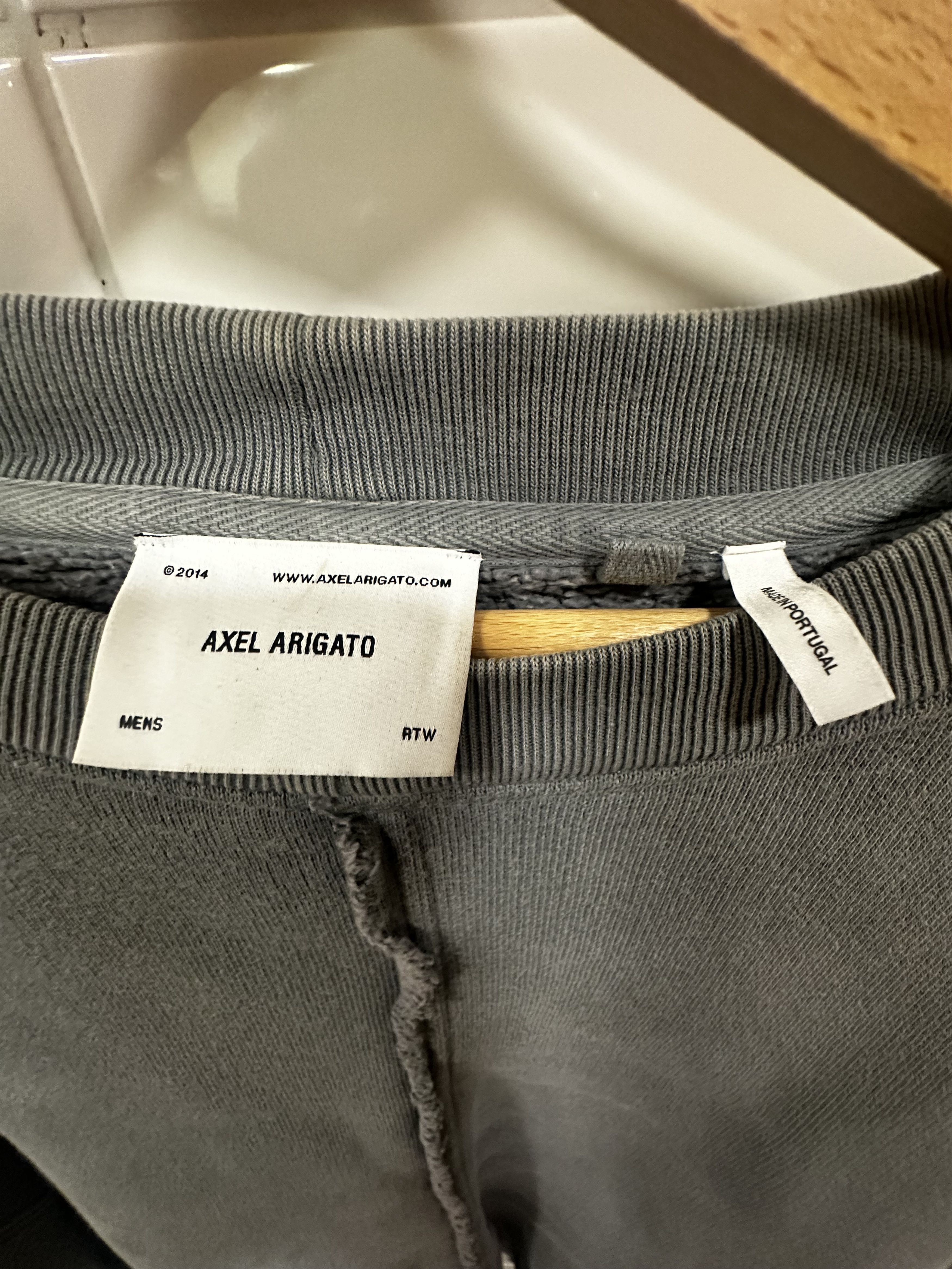 Axel Arigato Chopped Distressed Sweatshirt AXEL ARIGATO Size US XL / EU 56 / 4 - 7 Thumbnail
