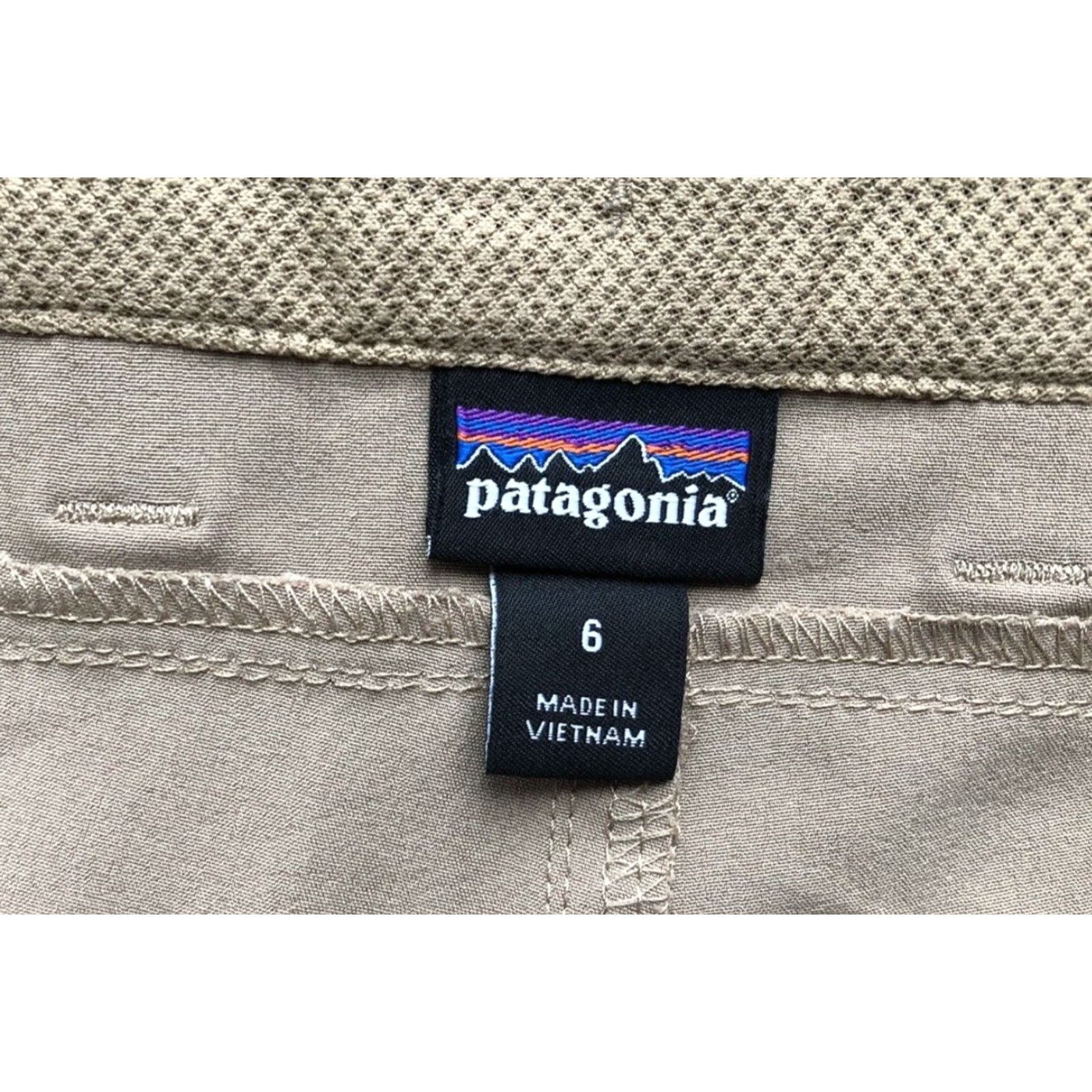 Patagonia Patagonia Shorts Womens Size 6 Beige Tan Polyester Elastane RN51884 Polo? Size 28" / US 6 / IT 42 - 5 Thumbnail