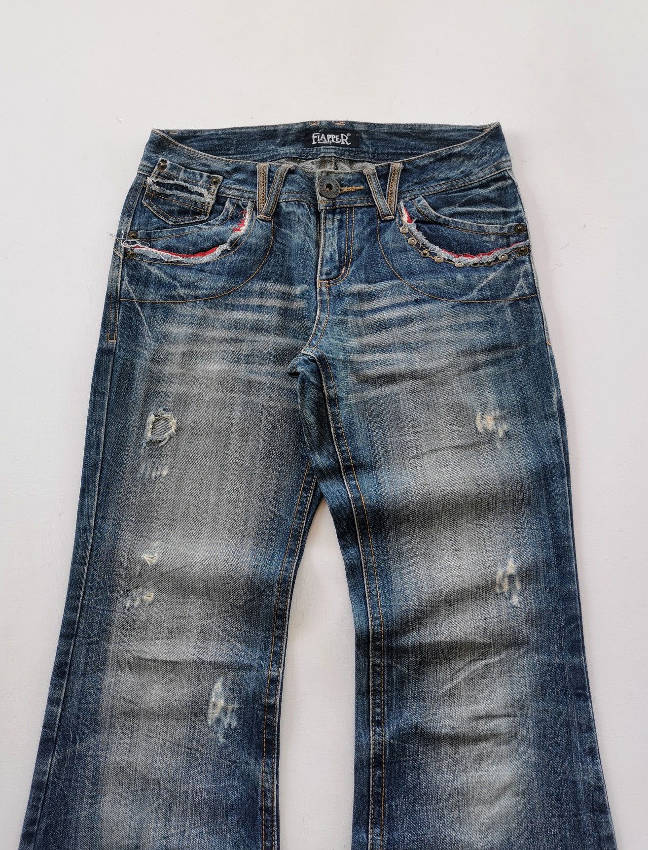 14th Addiction Flared Bootcut Fiapper Japan Jeans Size US 30 / EU 46 - 2 Thumbnail