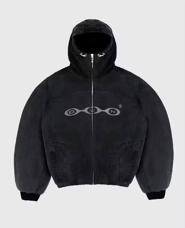 Japanese Brand × Vintage vintage frayed hip hoodie. Size US XL / EU 56 / 4 - 1 Thumbnail
