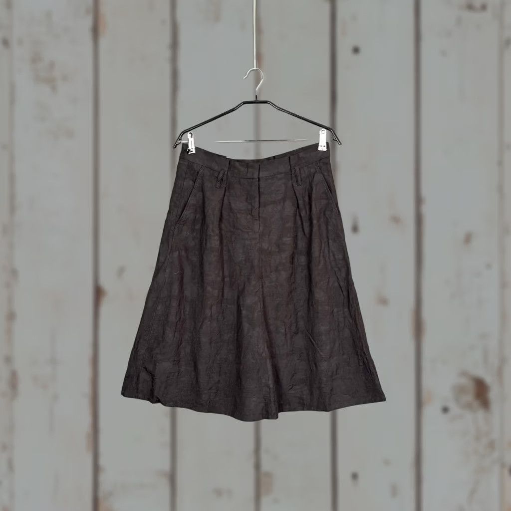 DOROTHEE SCHUMACHER Dorothee Schumacher Skirt Womens 4 Black Line Size Cotton Belt Loop Zipper Size 27" / US 4 / IT 40 - 1 Thumbnail