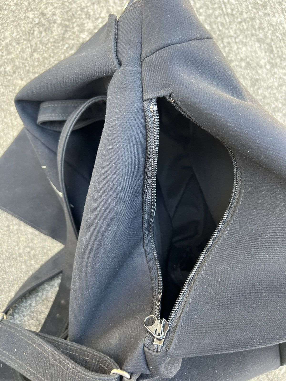 Yohji Yamamoto VTG Yohji Yamamoto Y’saccs + Pour Homme Black Backpack Bag Size ONE SIZE - 23 Thumbnail
