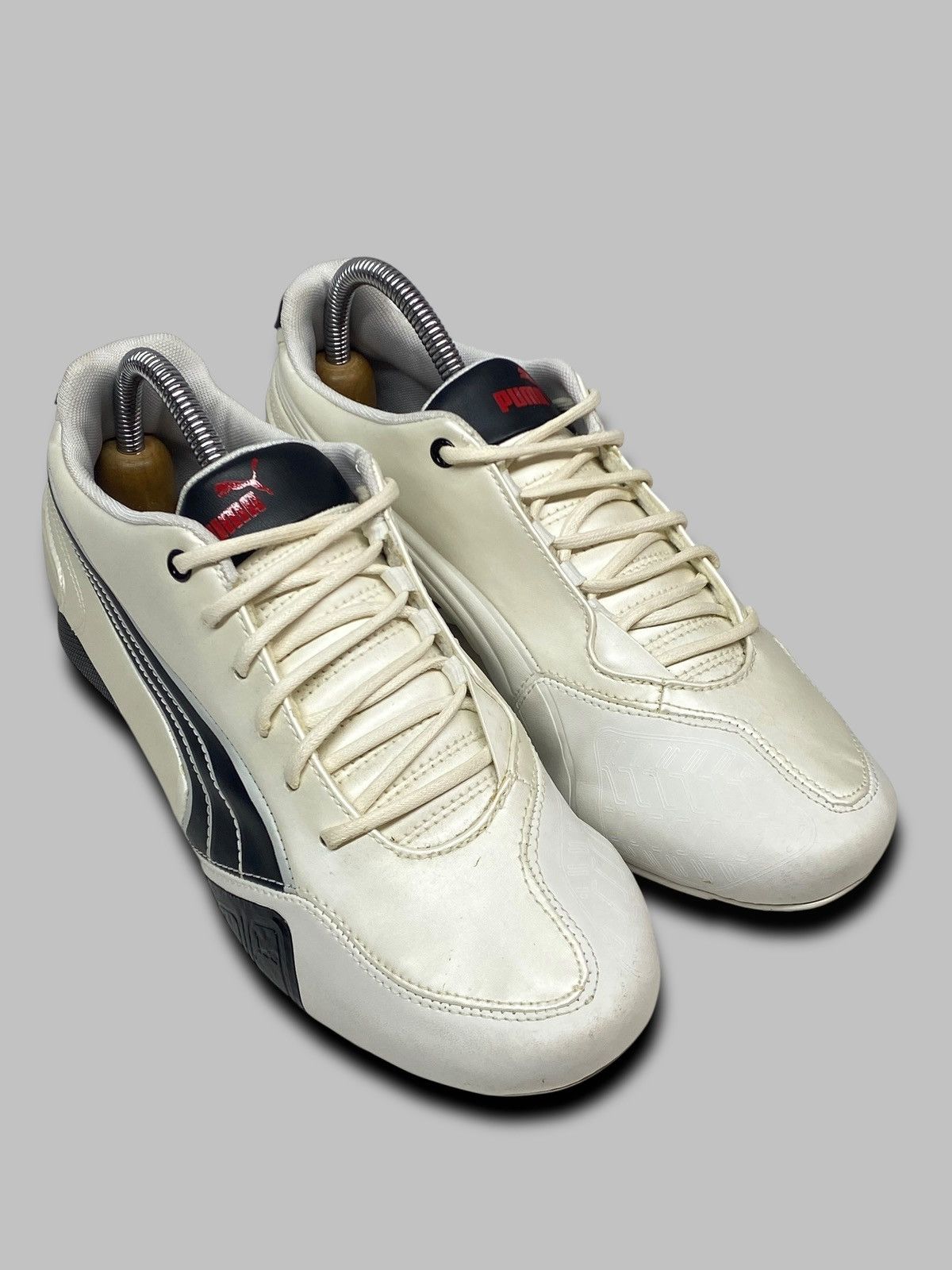 Puma PUMA SPEEDCAT 2000s VINTAGE WHITE LEATHER SNEAKERS Size US 8.5 / EU 41-42 - 5 Thumbnail